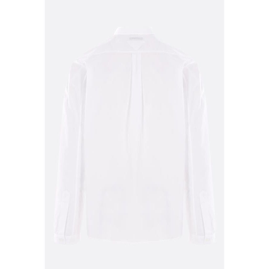 Prada PRADA White Poplin Shirt New & Authentic (Men's size:M;) Size US M / EU 48-50 / 2 - 2 Thumbnail