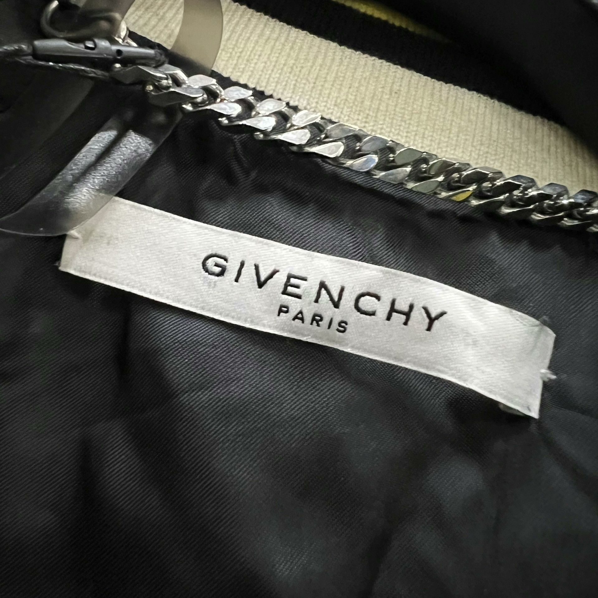 Givenchy Givenchy Colorblock Embroidered Leather Jacket Size US M / EU 48-50 / 2 - 4 Thumbnail