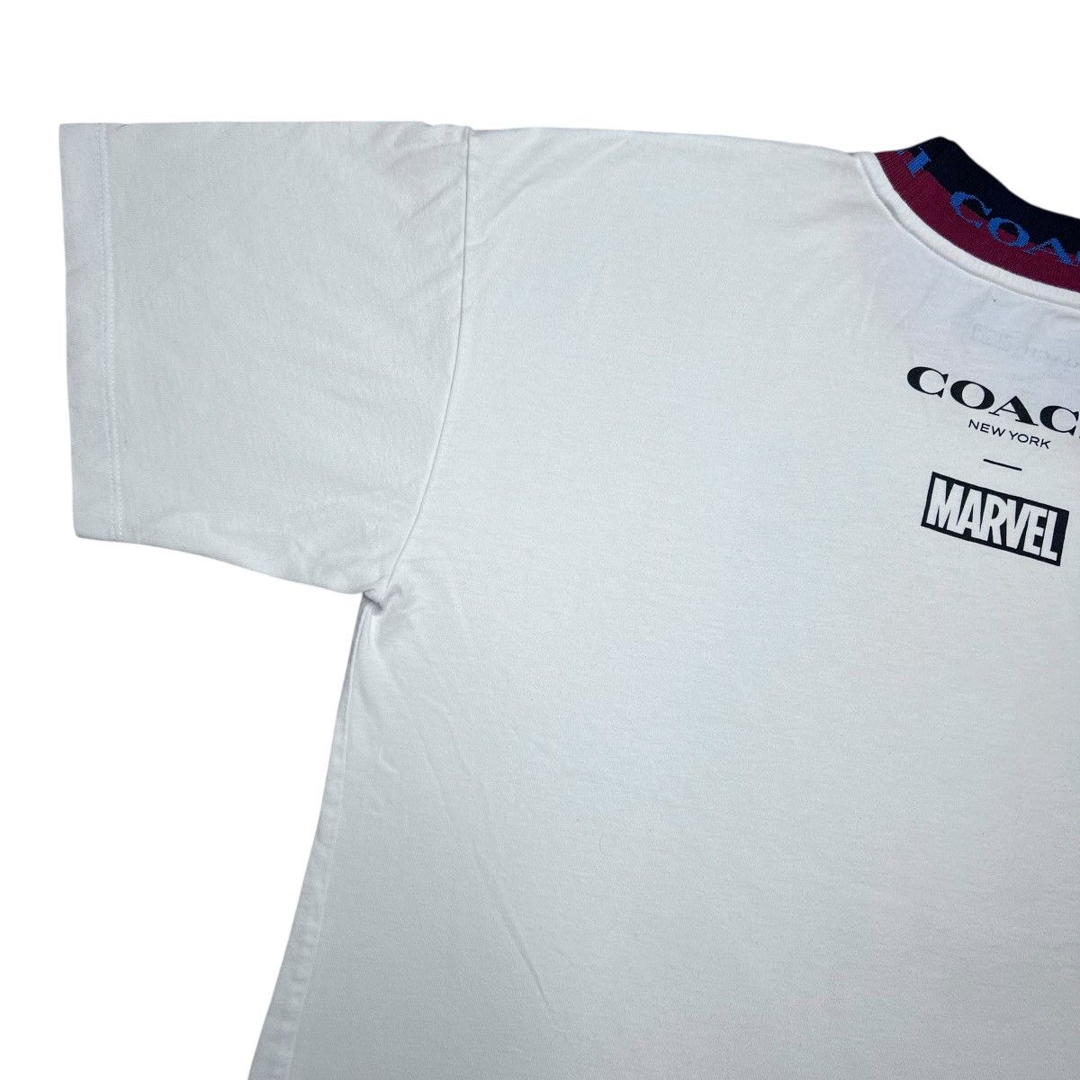 Coach Coach x Marvel Captain Marvel White Short Sleeve Graphic Tee Size US M / EU 48-50 / 2 - 12 Thumbnail