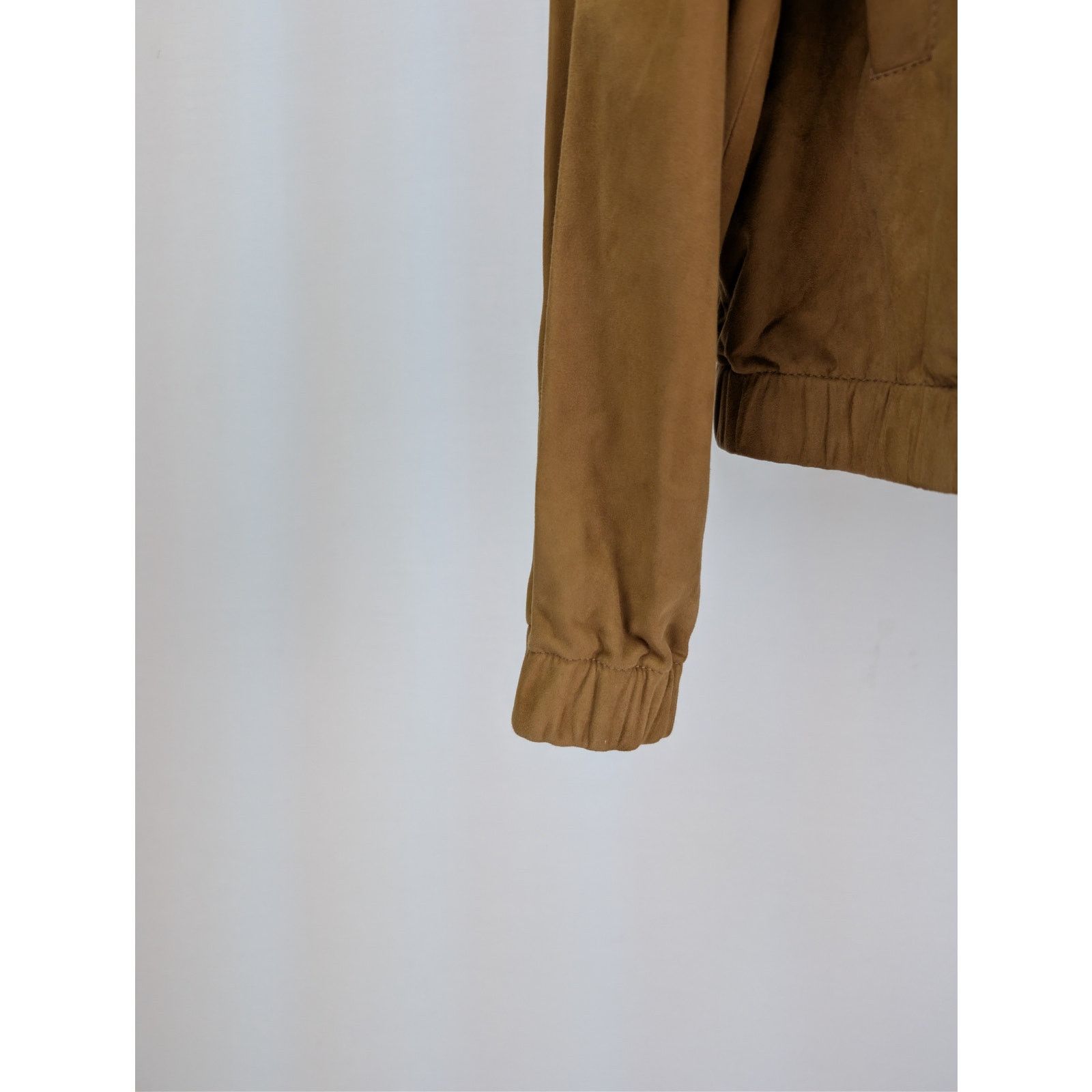 Loro Piana o1rshd1 Bomber Lowered Jacket in Camel Size US XL / EU 56 / 4 - 6 Thumbnail