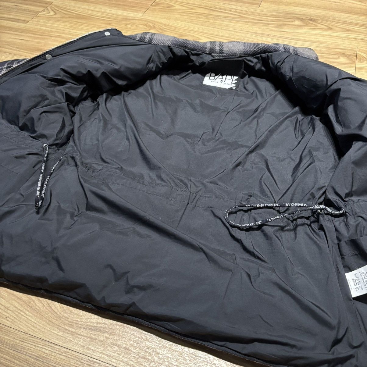 Bape Bape Quilted Plaid Puffer Size US M / EU 48-50 / 2 - 4 Thumbnail