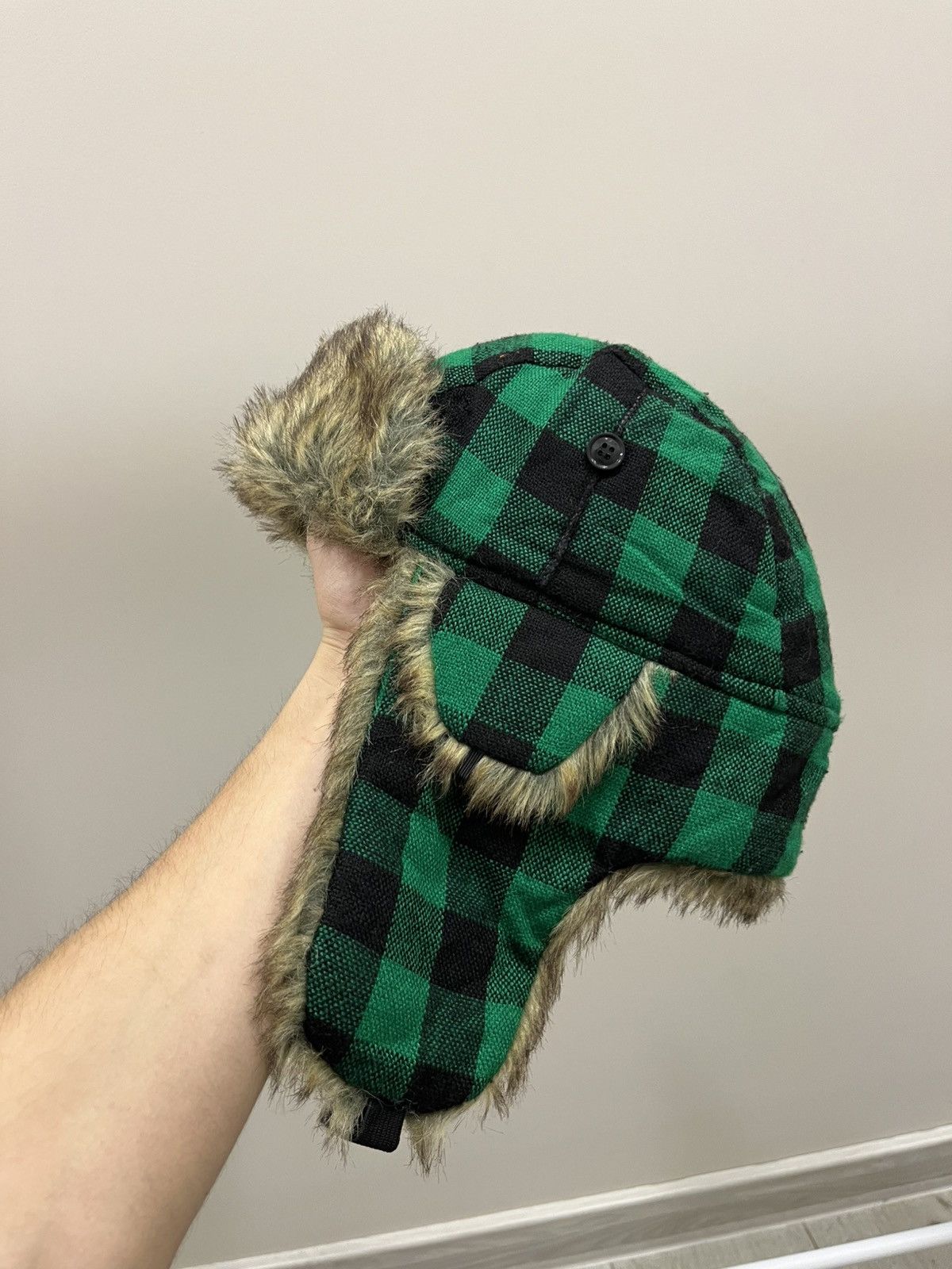 Vintage Y2K Vintage Avant Garde Hat Ushanka Fur Streetwear Style Alt Size ONE SIZE - 1 Thumbnail