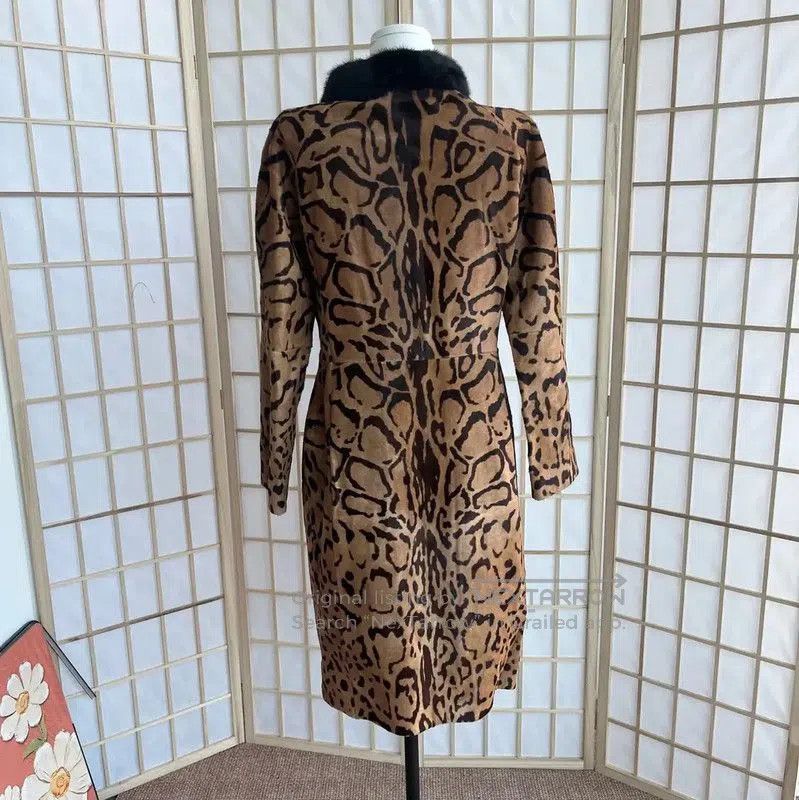 Max Mara MaxMara Leopard Print Wool Coat . Size M / US 6-8 / IT 42-44 - 2 Thumbnail