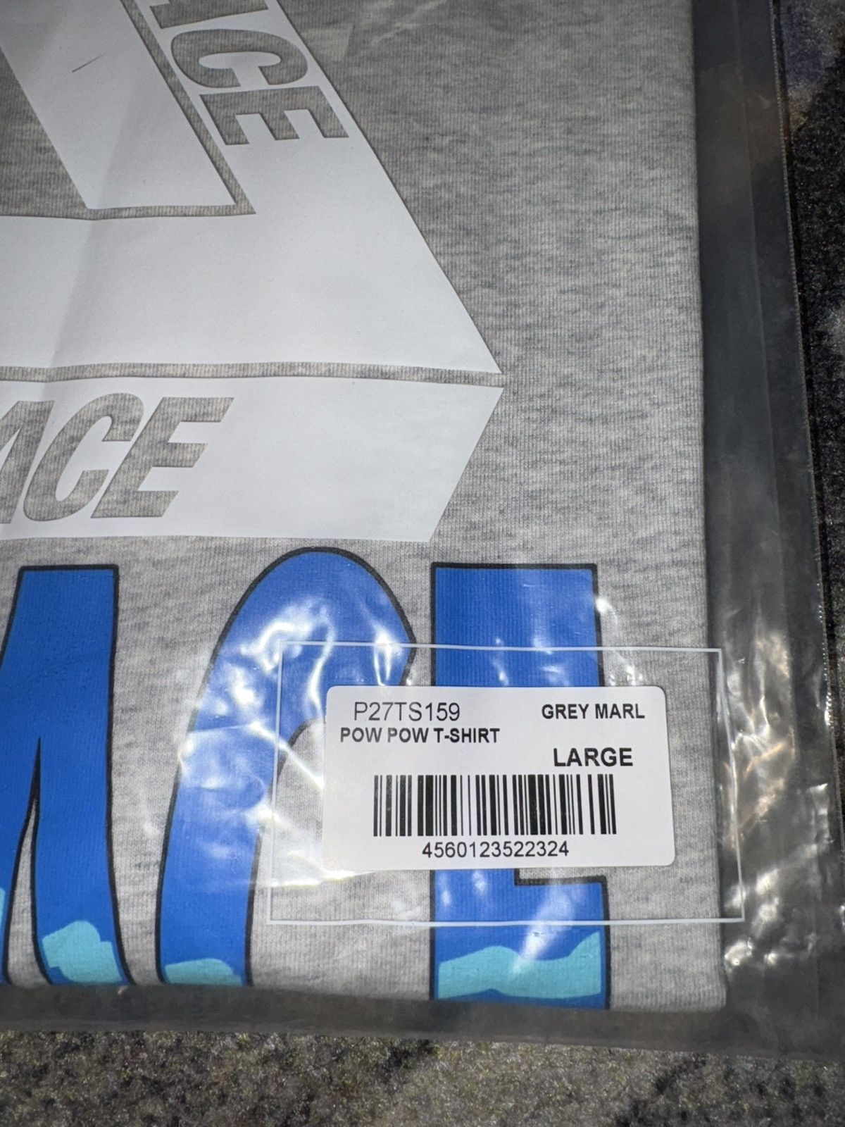Palace Palace Pow Pow T-Shirt Grey Marl Size US L / EU 52-54 / 3 - 3 Thumbnail