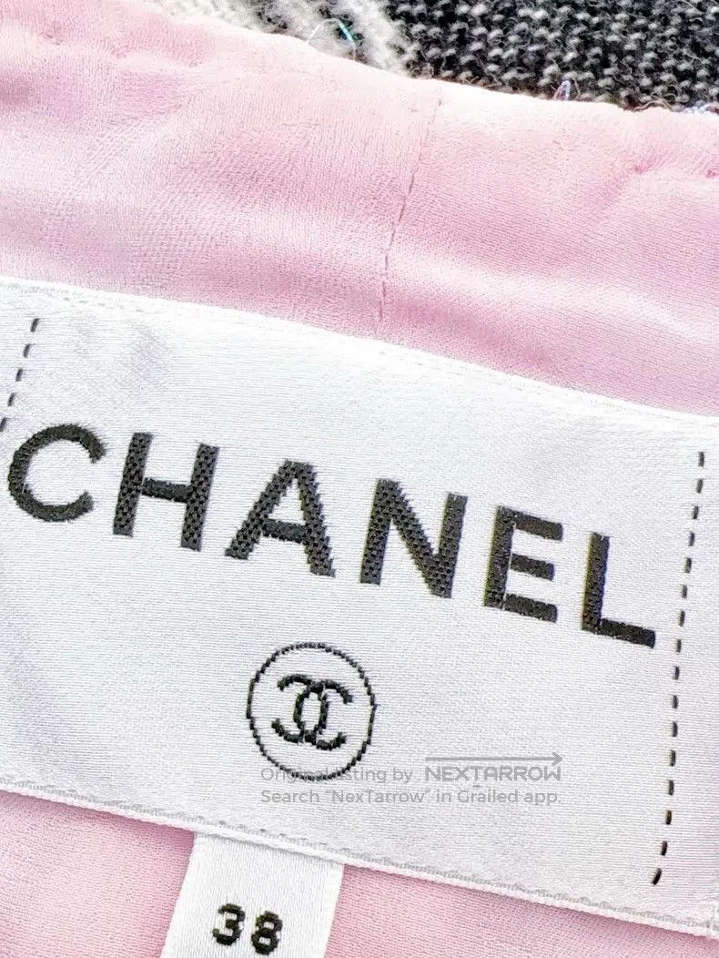 Chanel Chanel 25P popular pink tweed pearl rolled coat Size XS / US 0-2 / IT 36-38 - 6 Thumbnail