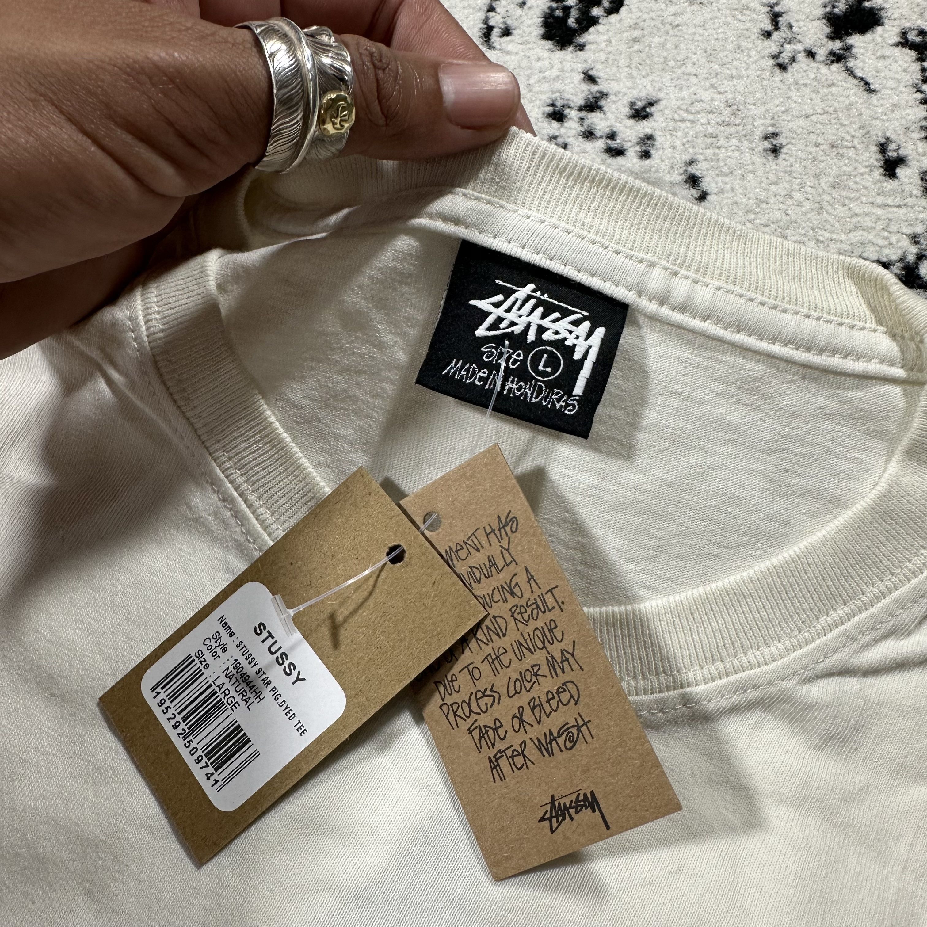 Stussy STUSSY STAR PIG DYED TEE - LARGE Size US L / EU 52-54 / 3 - 4 Thumbnail