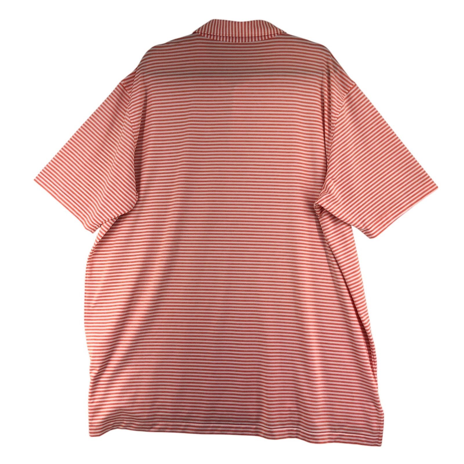 Peter Millar Peter Millar Size XXL Polo Shirt Striped Orange Hualalai Size US XXL / EU 58 / 5 - 8 Thumbnail