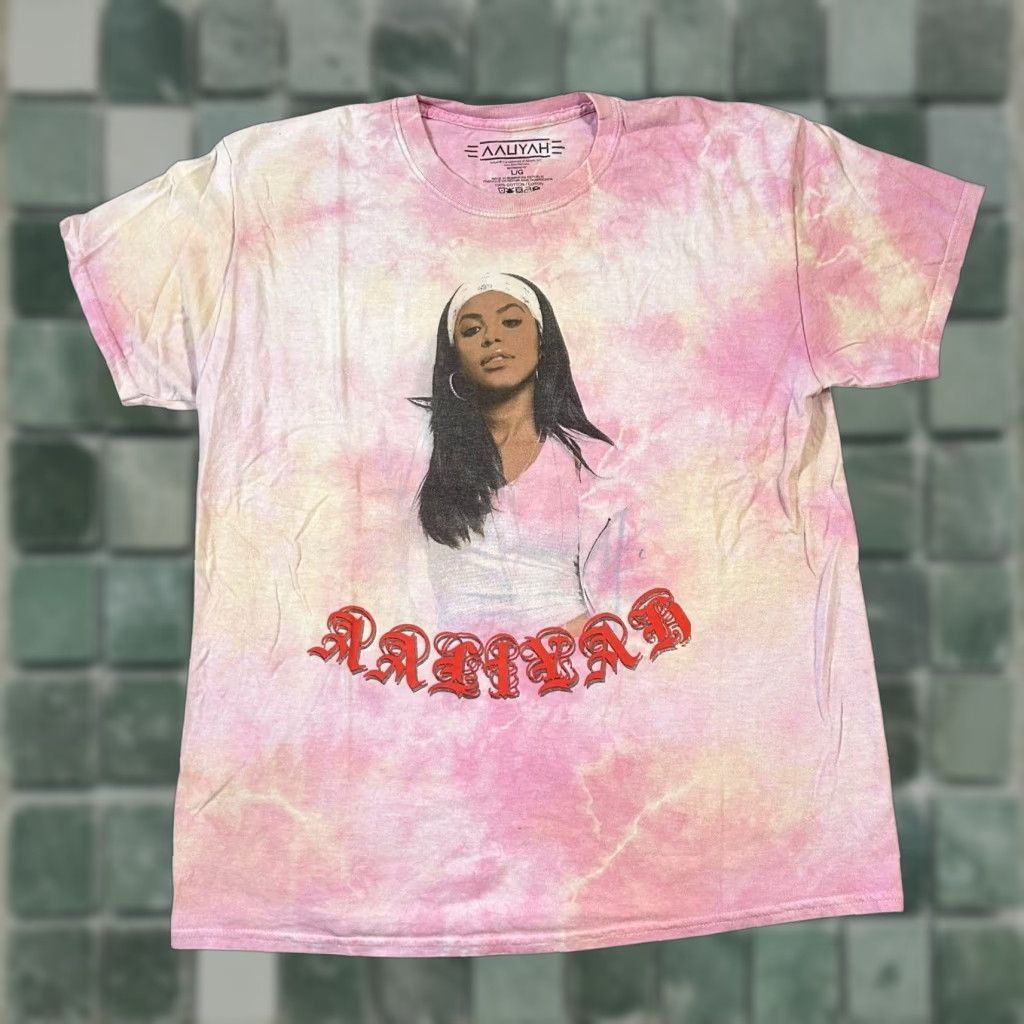 Pinko Aaliyah Graphic Tee Shirt Pink L Short Sleeve Crew Neck T-Shirt Unisex Adults Size US L / EU 52-54 / 3 - 1 Thumbnail