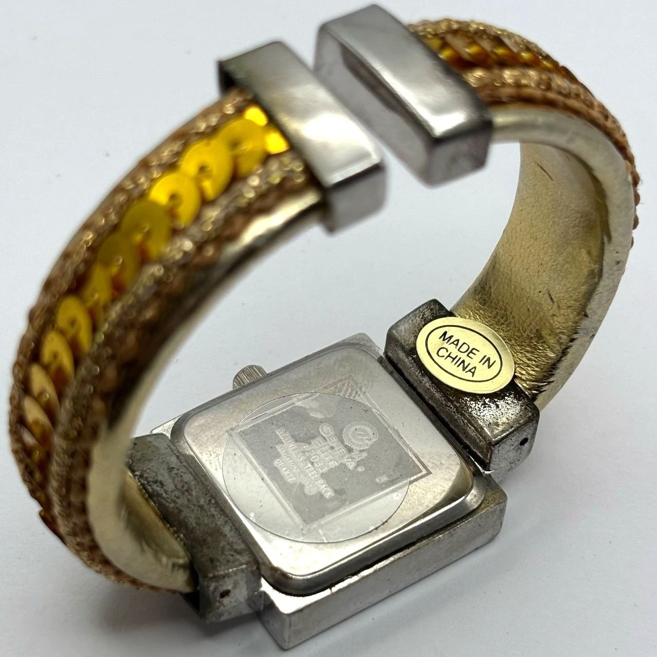 Other Silver & Yellow Cuff Watch Size ONE SIZE - 3 Thumbnail