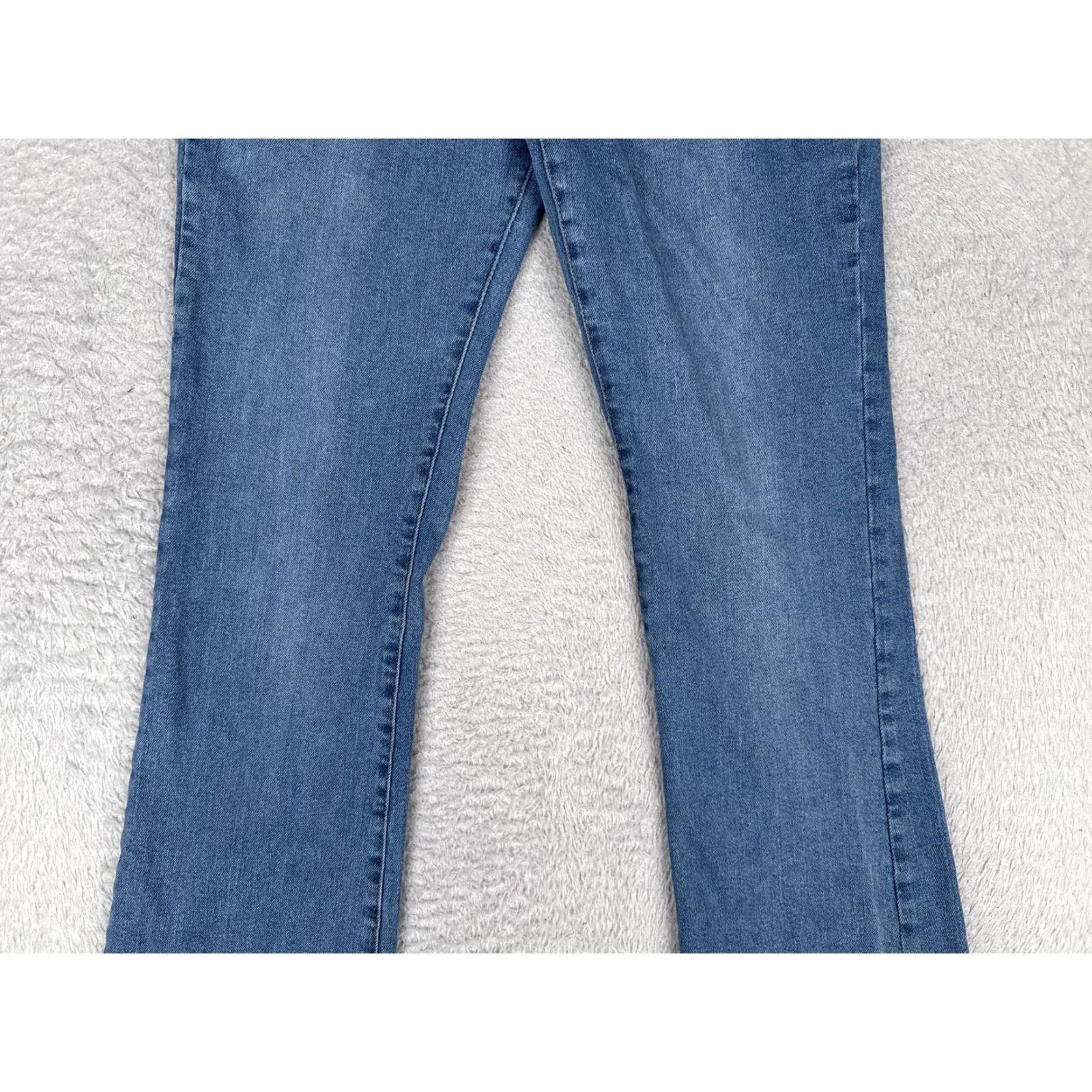 Vintage Kensie Women Jeans Straight 12 Blue Medium Wash Mid Rise 31x31 Cotton Blend Denim Pants Size 34" / US 12 / IT 48 - 3 Thumbnail