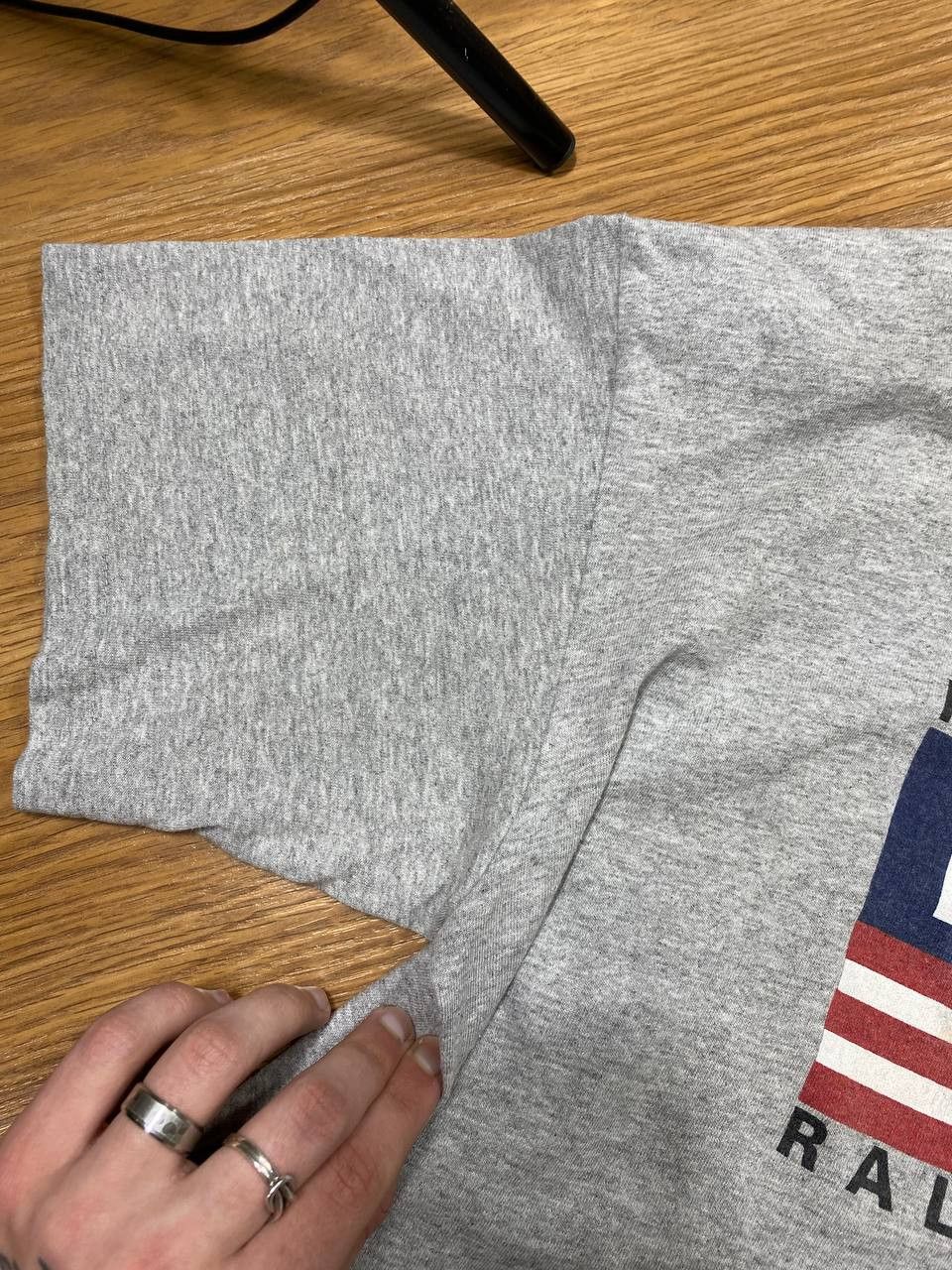 Polo Ralph Lauren × Vintage Vintage 90s Polo Ralph Lauren Jeans Co Bike Graphic T Shirt Size US L / EU 52-54 / 3 - 3 Thumbnail