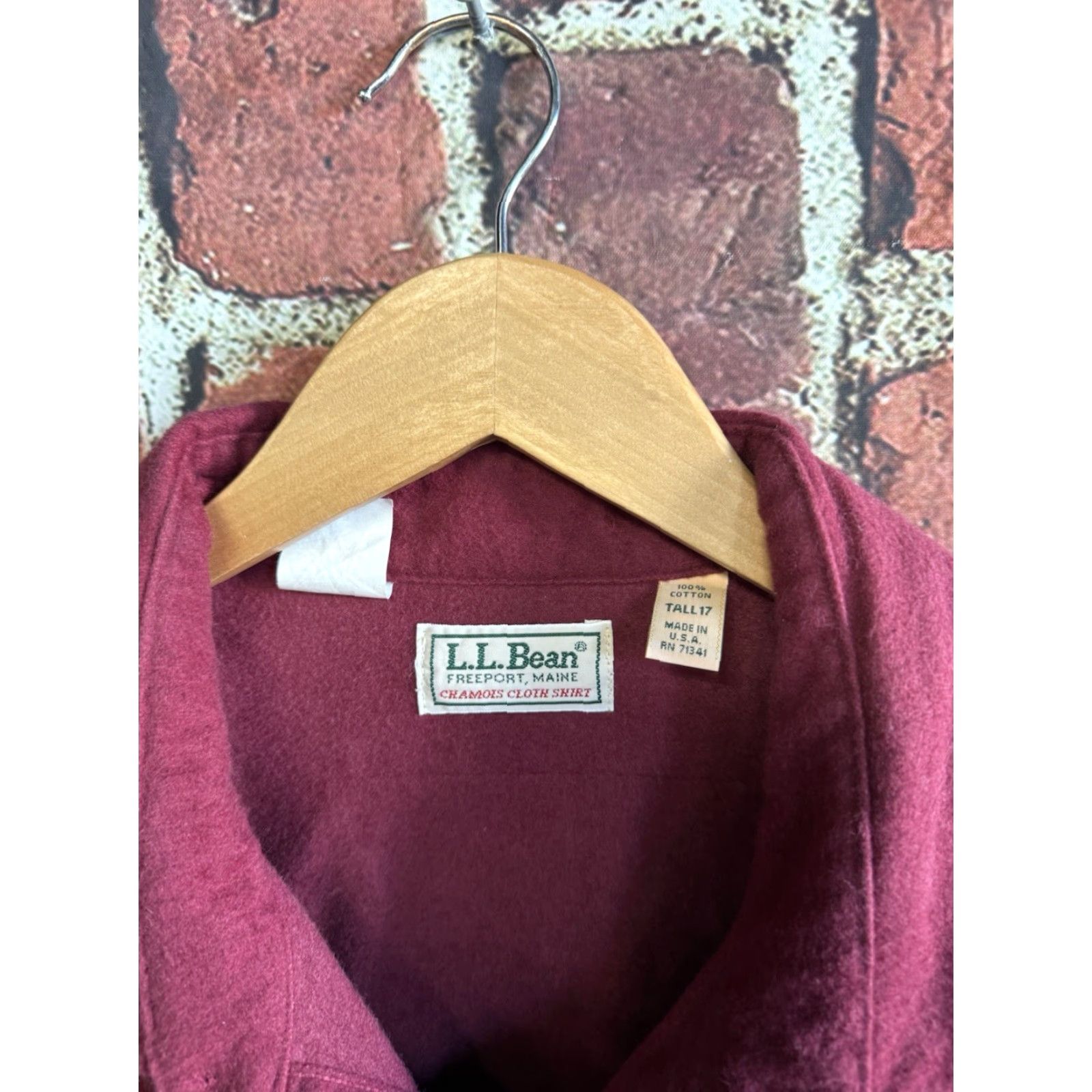Vintage VINTAGE L.L. Bean Mens Long Sleeve Button-Up Flannel Size L Tall Red Size US L / EU 52-54 / 3 - 3 Thumbnail