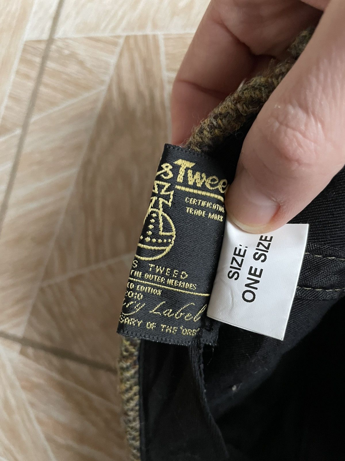 Harris Tweed × Vintage Vintage Classic 90s Retro New Pure Wool Harris Tweed Cap Size ONE SIZE - 11 Thumbnail