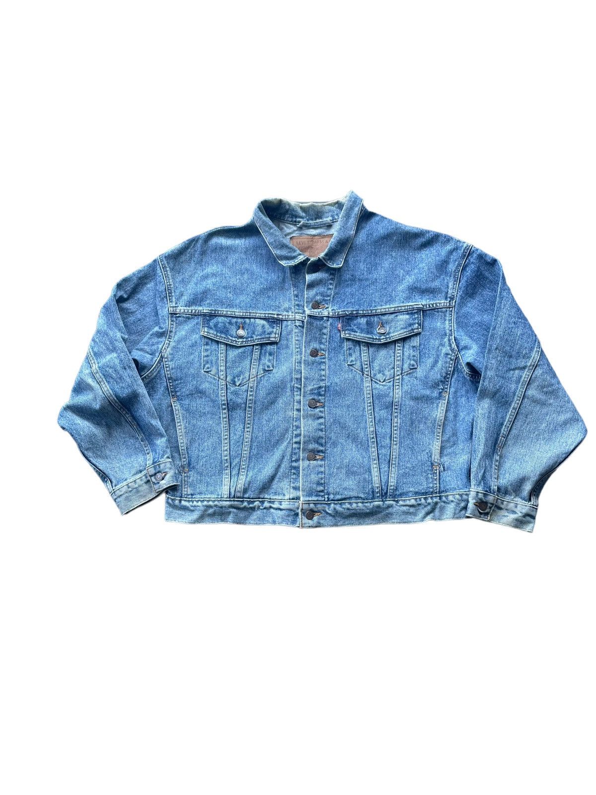 Levi's Vintage 1993 Levis 73598 Denim Jacket Size US XXL / EU 58 / 5 - 2 Thumbnail