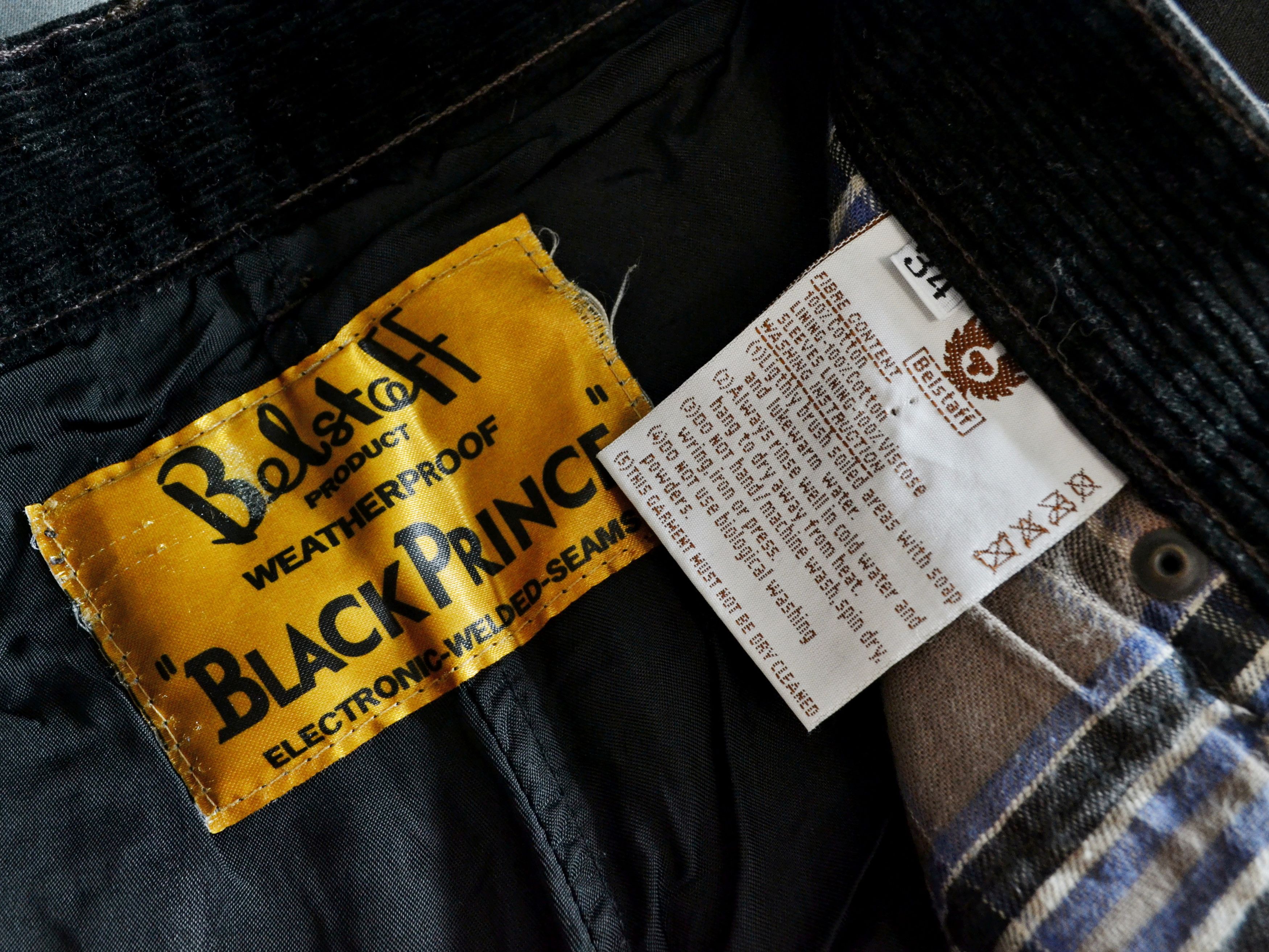 Belstaff BELSTAFF Black Prince Vintage Men’s Waxed Cotton Pants Size US 34 / EU 50 - 6 Thumbnail