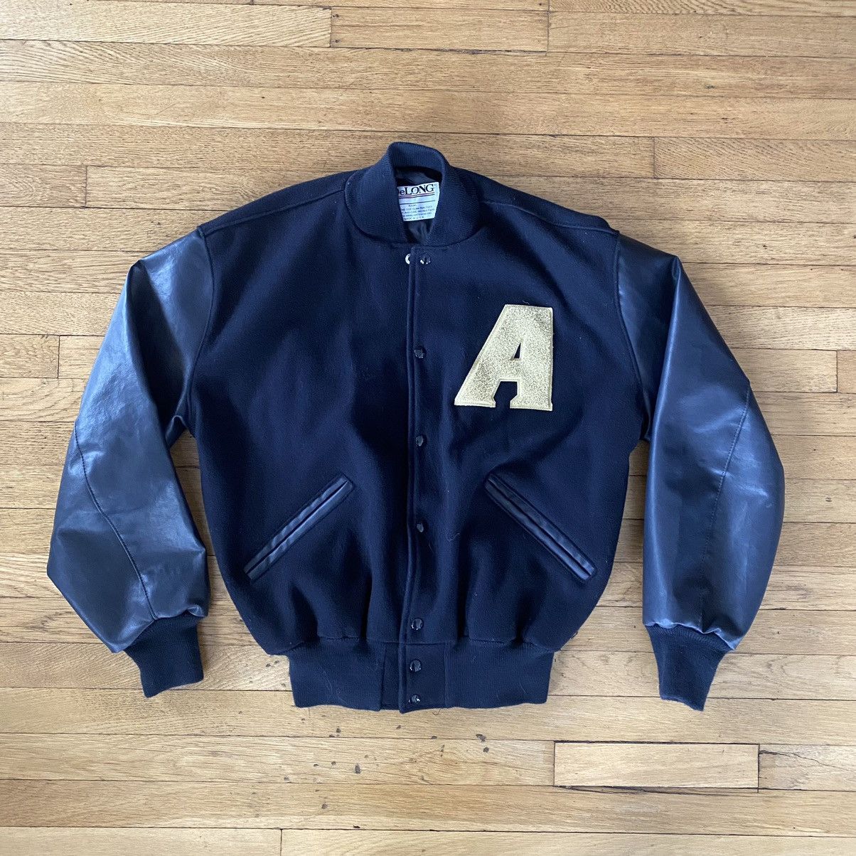 Veste Varsity Vintage DeLONG USA - Taille M - Occasion Très Bon état - Pièce Rare Et Unique