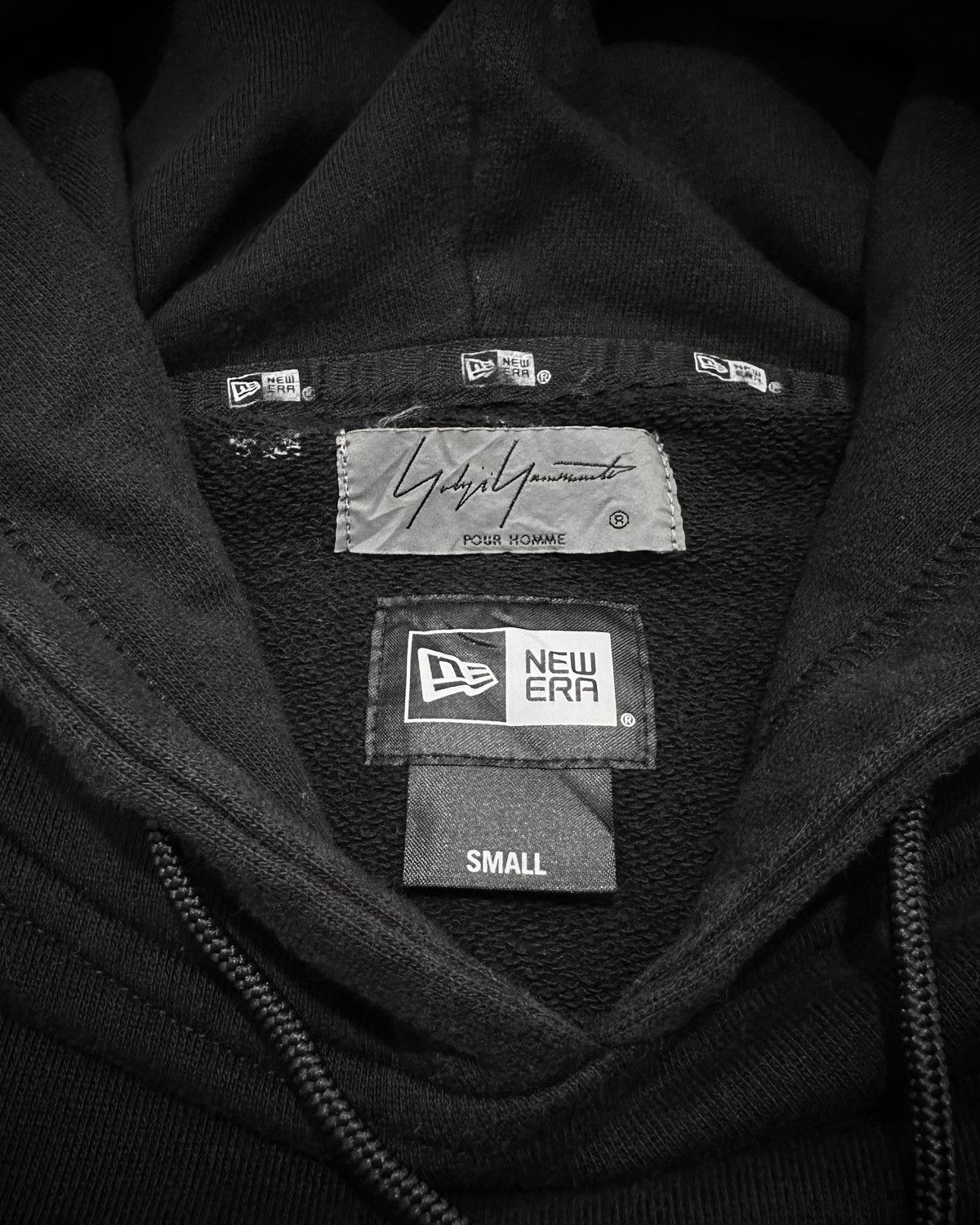 New Era × Yohji Yamamoto Yohji Yamamoto Pour Homme Embroidered Logo Hoodie Size US S / EU 44-46 / 1 - 3 Thumbnail