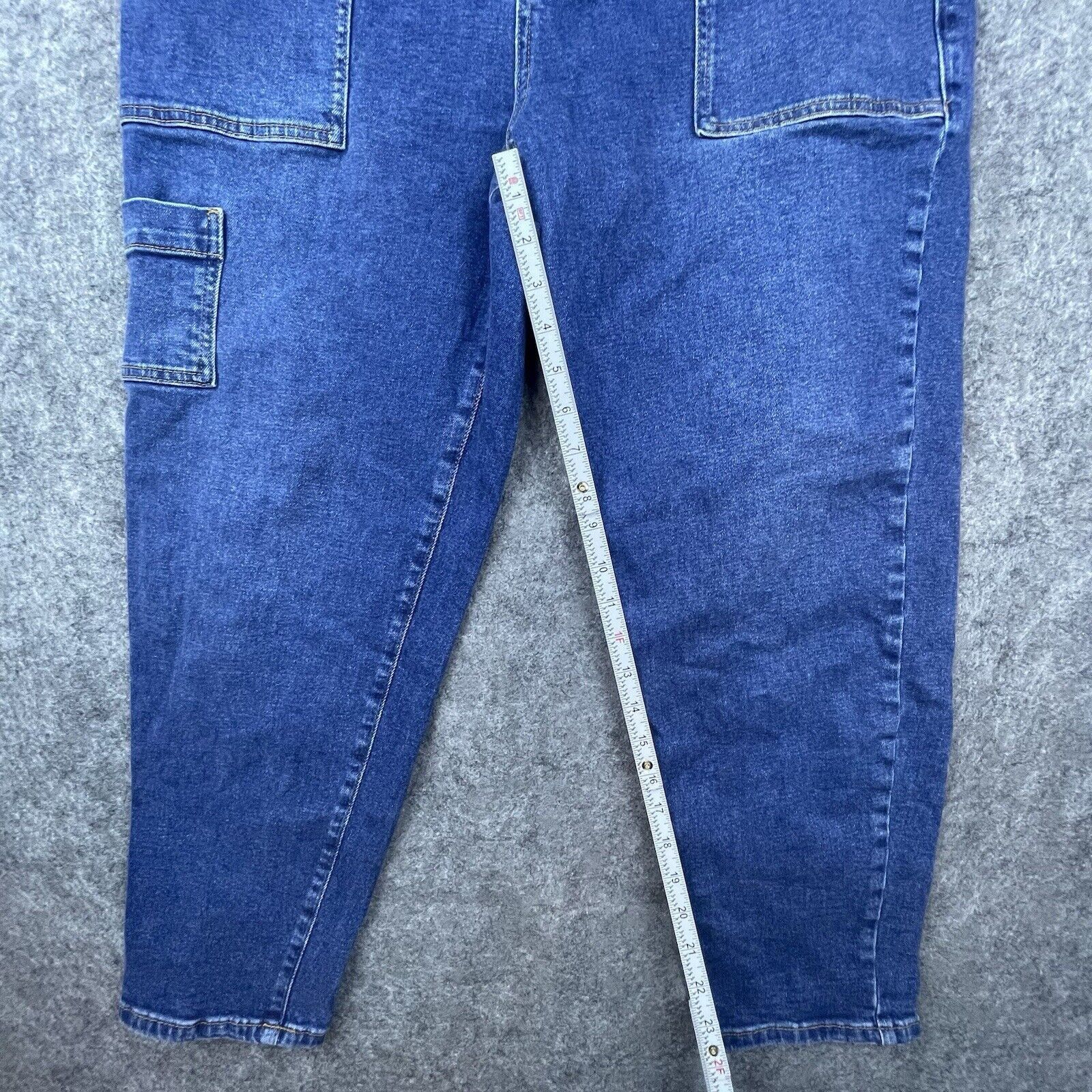 Boden Boden Denim Jeans Women 12 Barrel Taper Wide Baggy Horseshoe Size 34" / US 12 / IT 48 - 3 Thumbnail