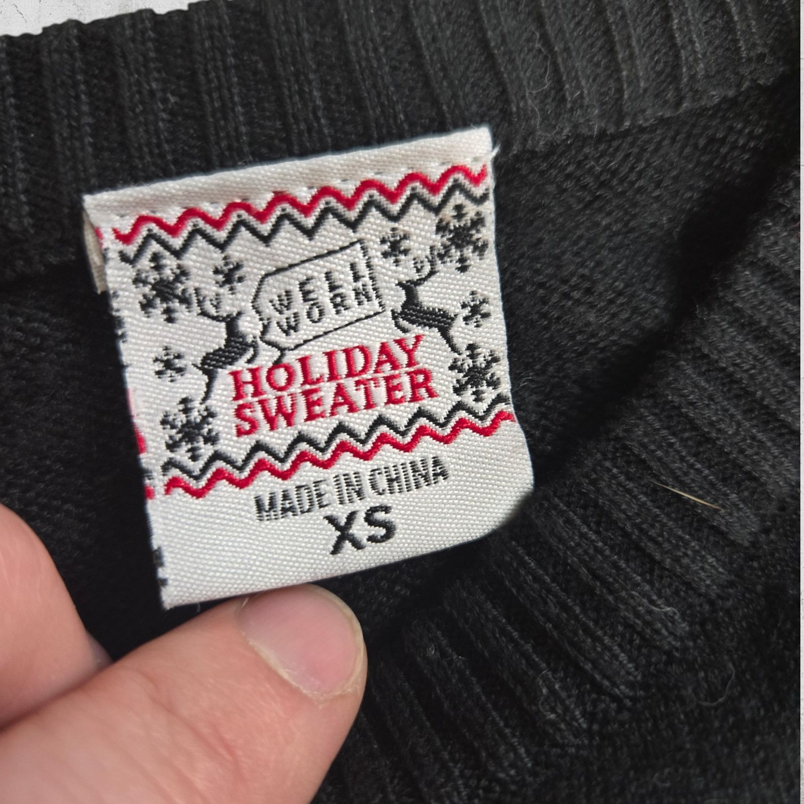 Other Black Ugly Christmas Chillin With My Snowmie Sweater Size XS Size XS / US 0-2 / IT 36-38 - 4 Thumbnail