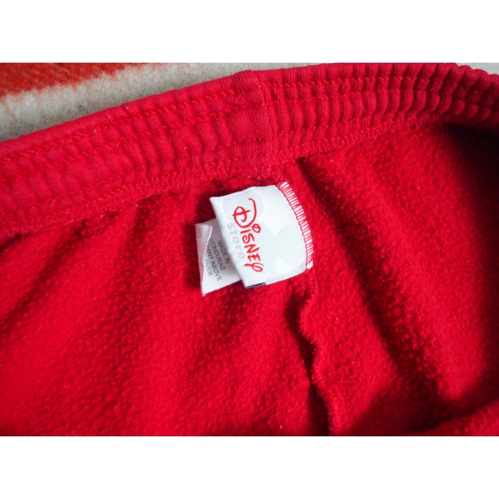 Disney VINTAGE Disney Sweatpants 34x28 Mickey Mouse Red Cotton Drawstring 90s Mens Size US 33 - 4 Thumbnail