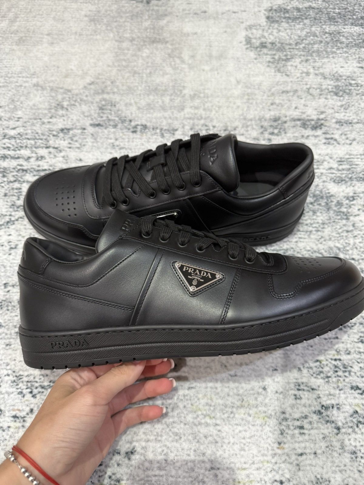 Prada Prada black Low top sneakers Size US 10 / EU 43 - 5 Thumbnail