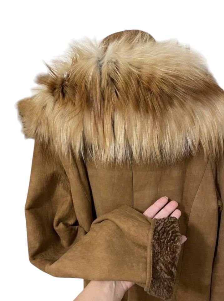 Gucci F/W 2010 SUEDE LEATHER COAT WITH FOX FUR SCARF Size M / US 6-8 / IT 42-44 - 5 Thumbnail