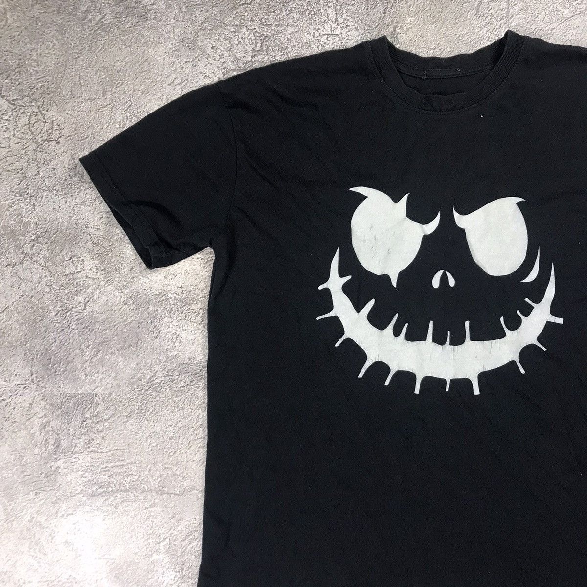 Vintage Vintage Y2K Graphic Tee Skeleton Face Horror Punk Streetwear Size US XL / EU 56 / 4 - 3 Thumbnail