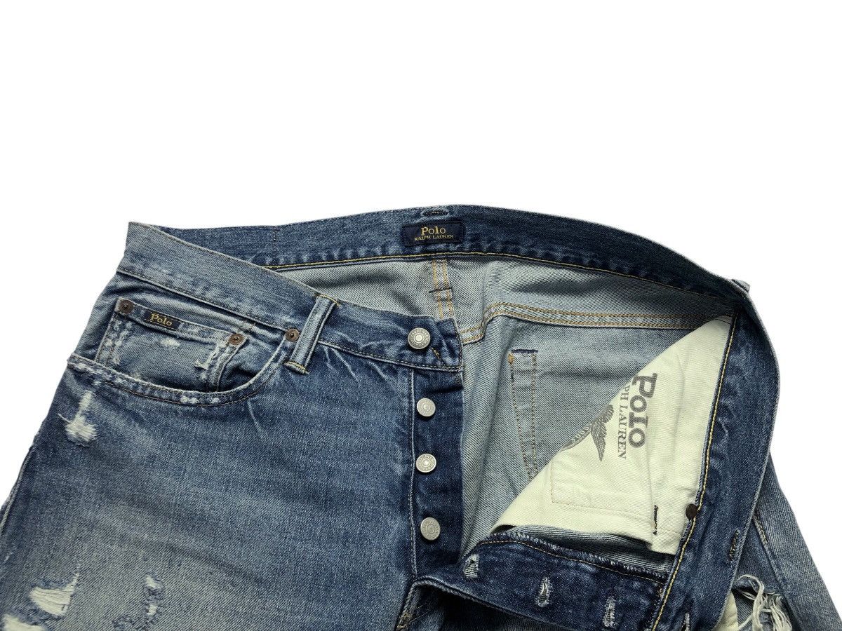 Polo Ralph Lauren Polo Ralph Lauren distressed patchwork jeans Size US 33 - 4 Thumbnail