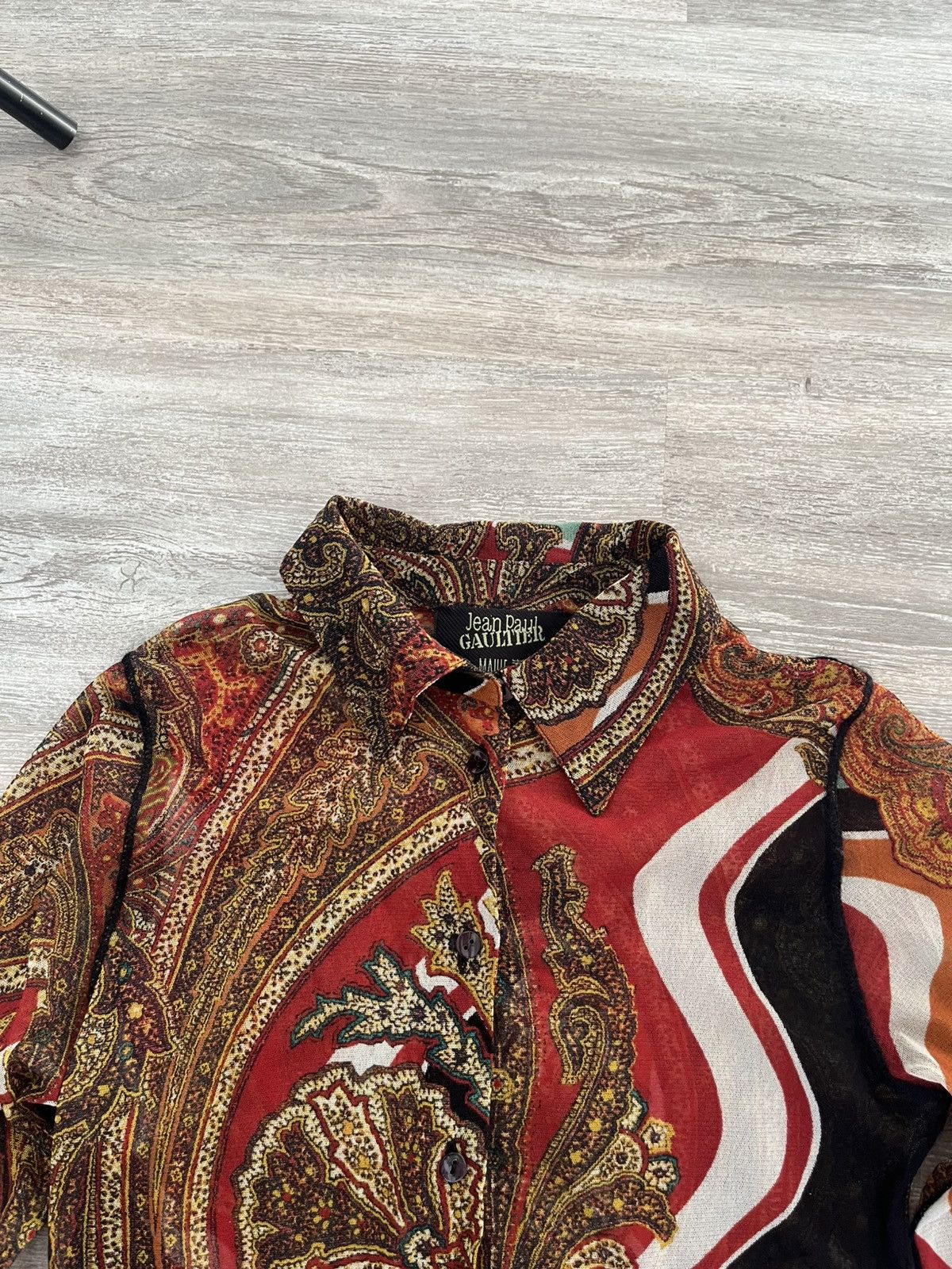 Jean Paul Gaultier × Vintage Vintage Jean Paul Gaultier Meille Femme Mesh Top Size M / US 6-8 / IT 42-44 - 3 Thumbnail