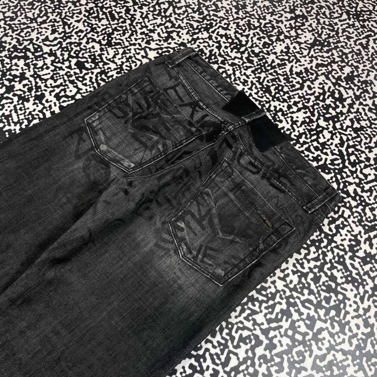 Energie Vintage Y2K Energie Miss Sixty Monogram Avant Garde Jeans Size US 34 / EU 50 - 3 Thumbnail