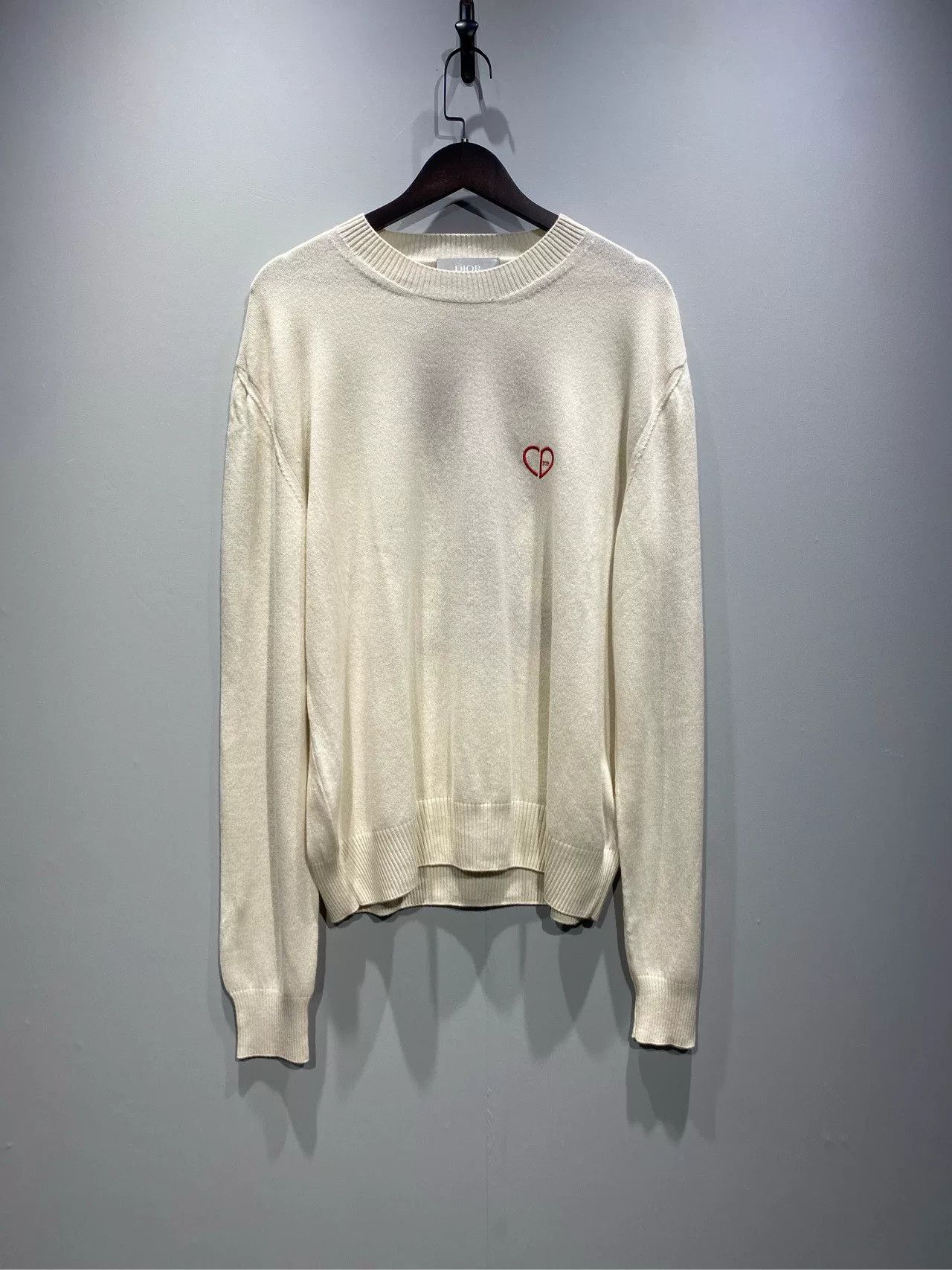Dior dior fw24 round neck cashmere sweater Size US L / EU 52-54 / 3 - 1 Thumbnail