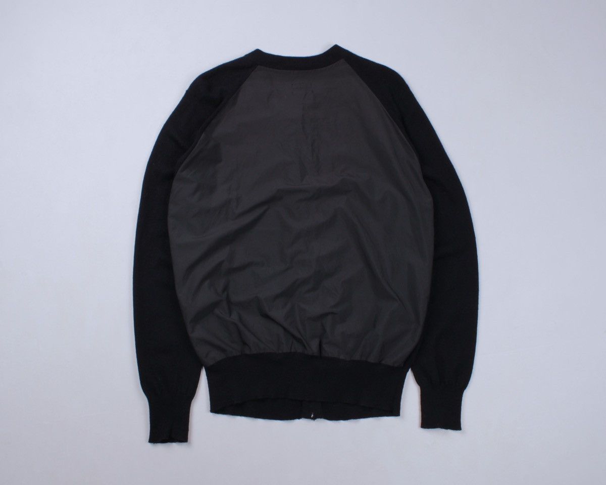 Allsaints × Designer ALLSAINTS Juku Bomber Wool Nylon Full Zip Cardigan Sweater Size US XL / EU 56 / 4 - 12 Thumbnail