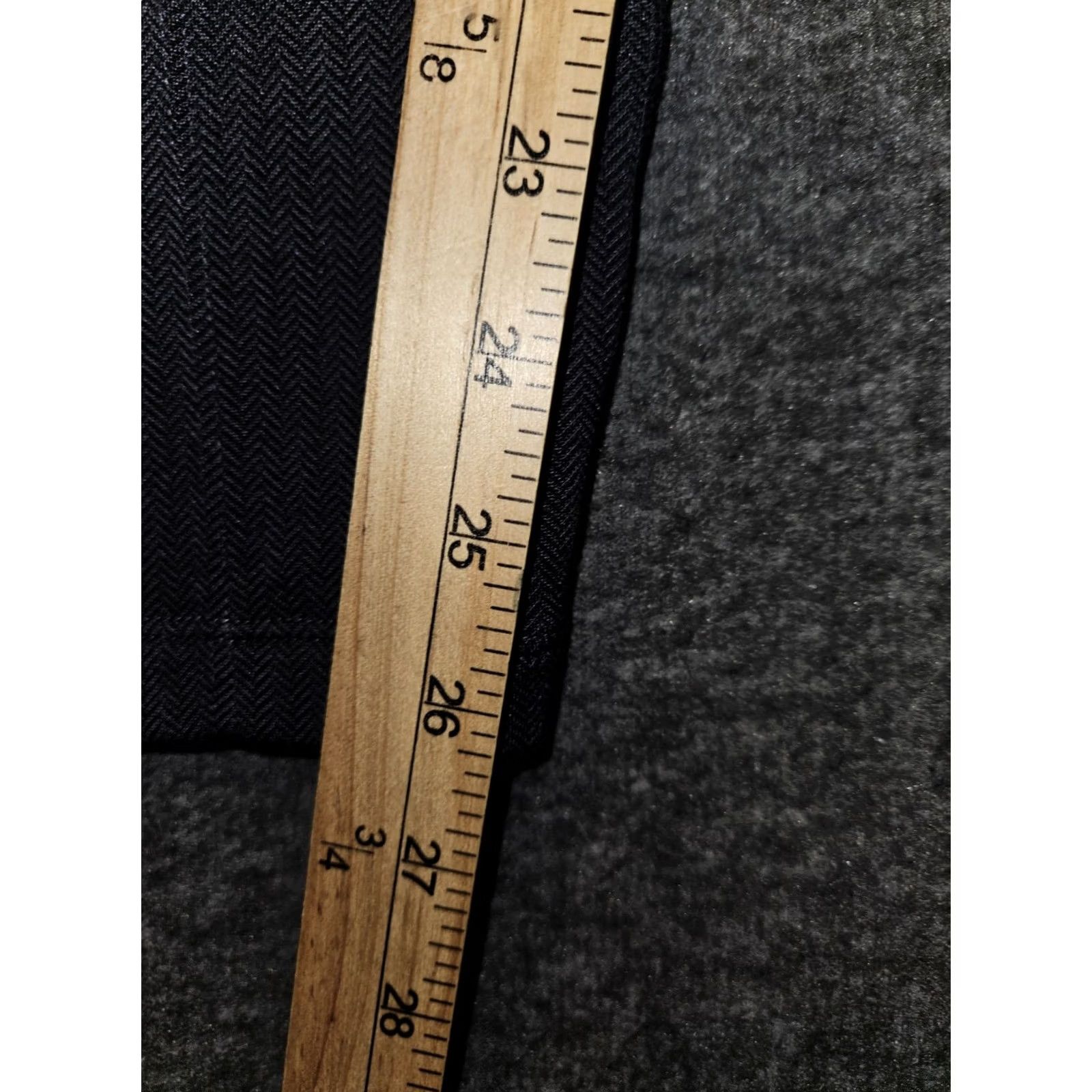 Vintage Mondetta Leggings Women's 2XL Ankle Gray Chevron Zip Pockets Yoga Pull On Plus Size Slim Stretch Lightweight Pockets Casual Activewear Size 40" / US 18 - 5 Thumbnail