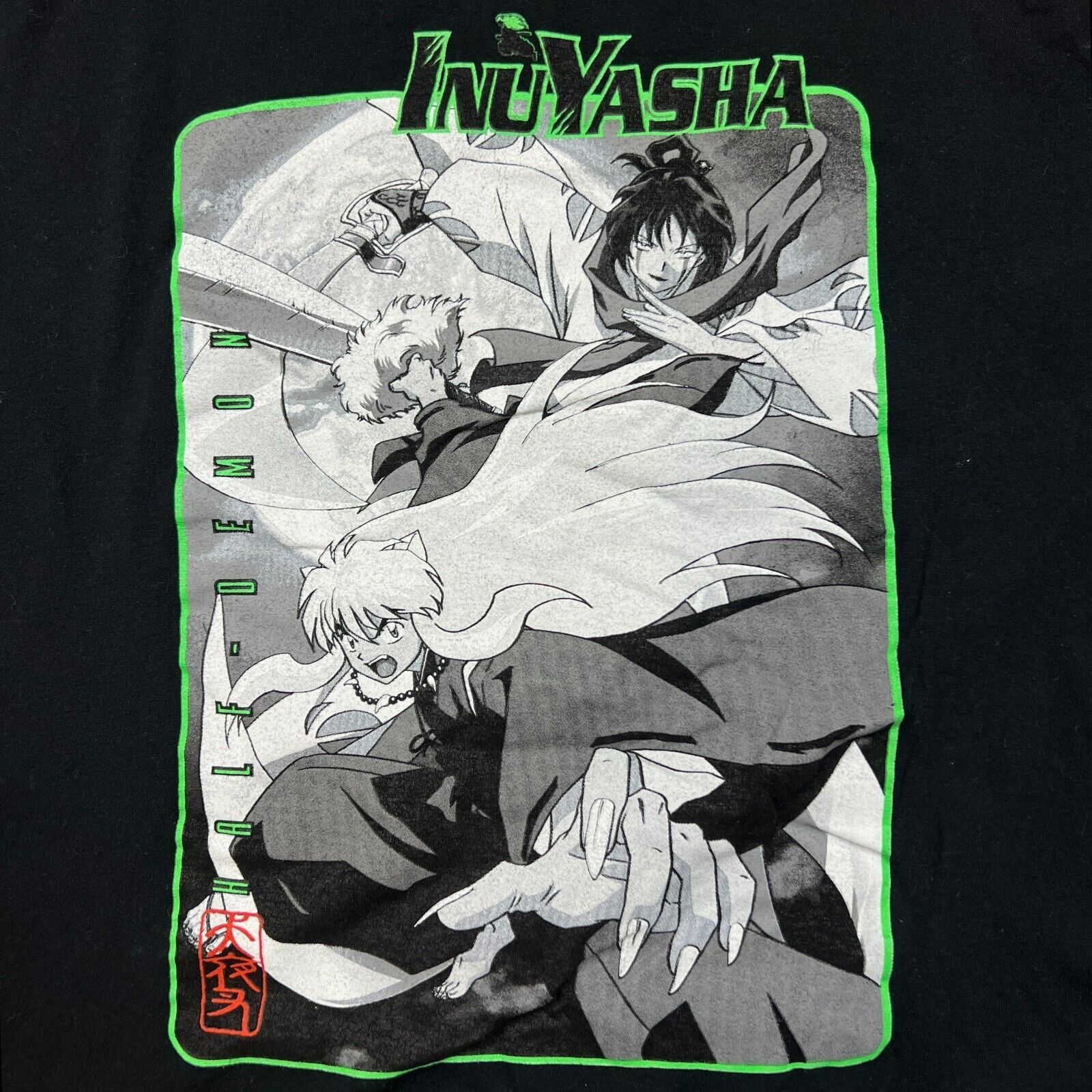 Anime × Japanese Brand × Vintage VTG Inuyasha T Shirt XL Half Demon Anime Short Sleeve Tee Size US XL / EU 56 / 4 - 2 Thumbnail