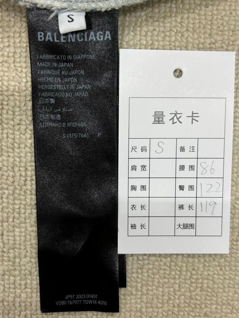 Balenciaga Balenciaga size s SS24 Washed Logo Mid-Rise Jeans 2504-Nex Size US 28 / EU 44 - 5 Thumbnail