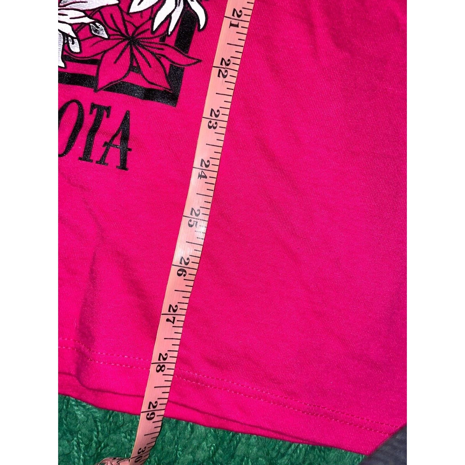 Jerzees Vintage Test Print Shirt Oregon South Dakota Pink Tee 90s M Size US M / EU 48-50 / 2 - 9 Thumbnail