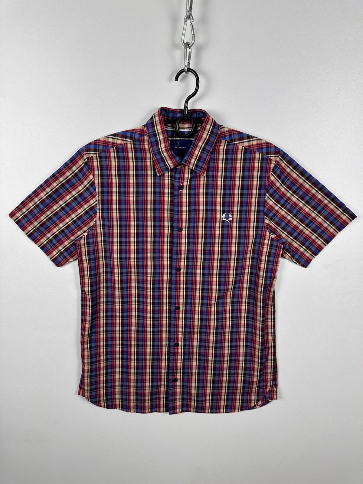 Fred Perry Fred Perry Check Shirt Button Down Short Sleeve Size S Size US S / EU 44-46 / 1 - 1 Thumbnail
