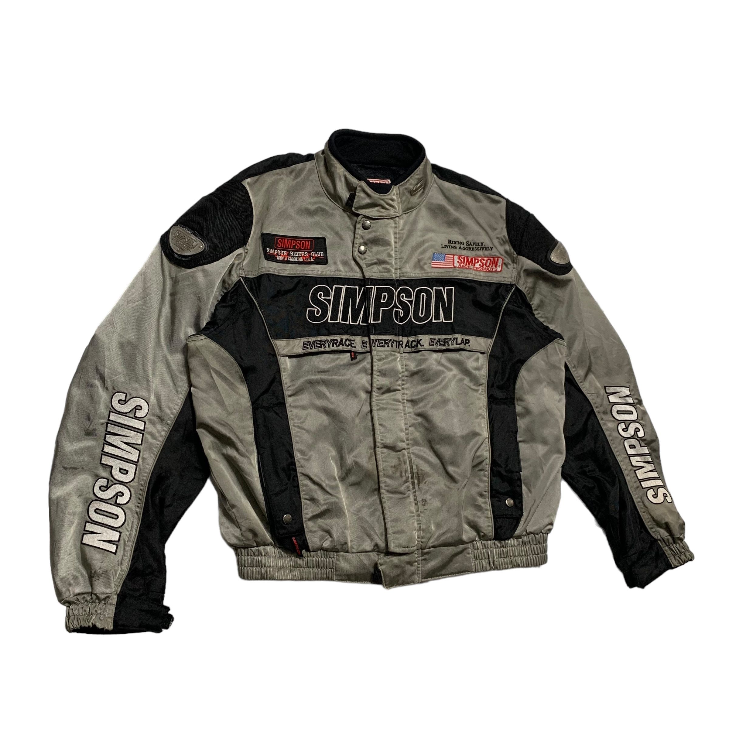 Racing × Sports Specialties Simpson Big Logo Motorcycle Riding Jacket ...