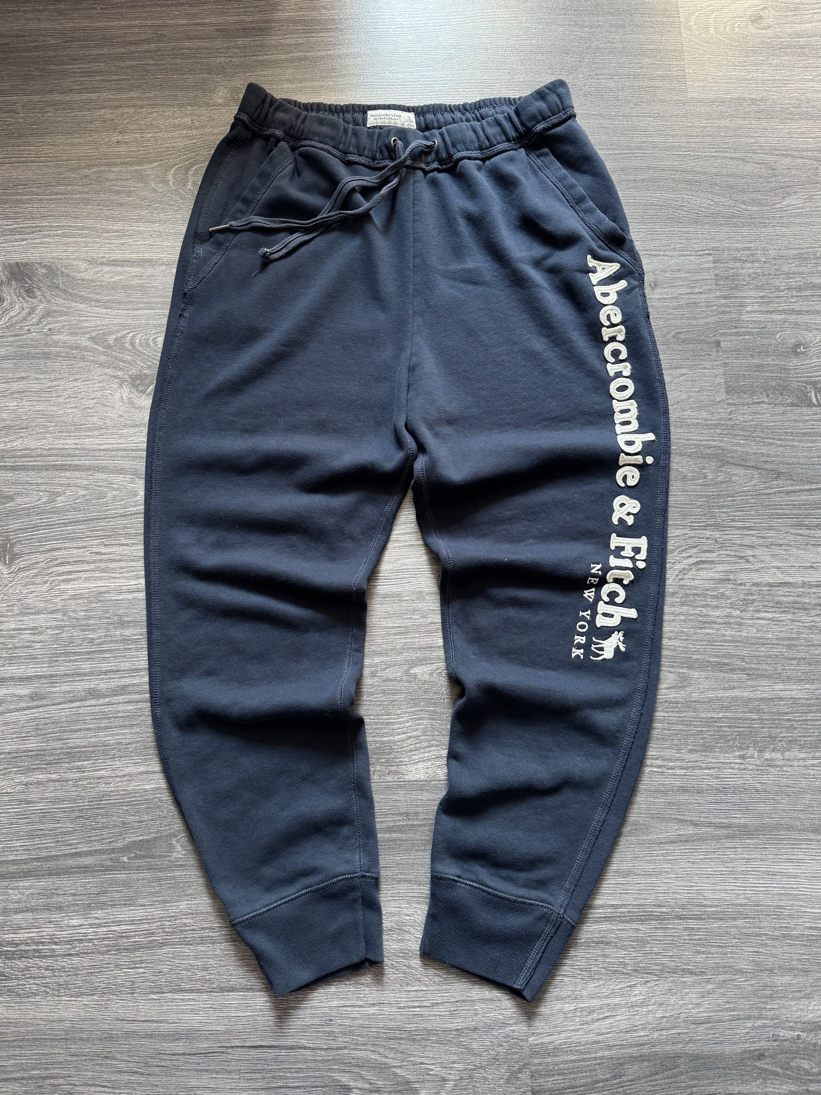 Abercrombie & Fitch Abercrombie & Fitch Navy Sweatpant Jogers Size US 36 / EU 52 - 5 Thumbnail