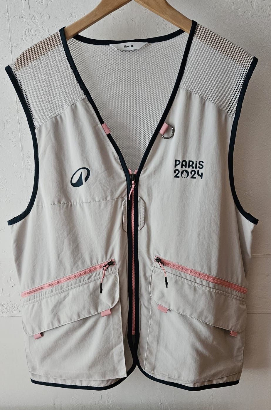 Vintage Official Paris 2024 Olympic Volunteer Technical Jacket XL Size US XL / EU 56 / 4 - 4 Thumbnail