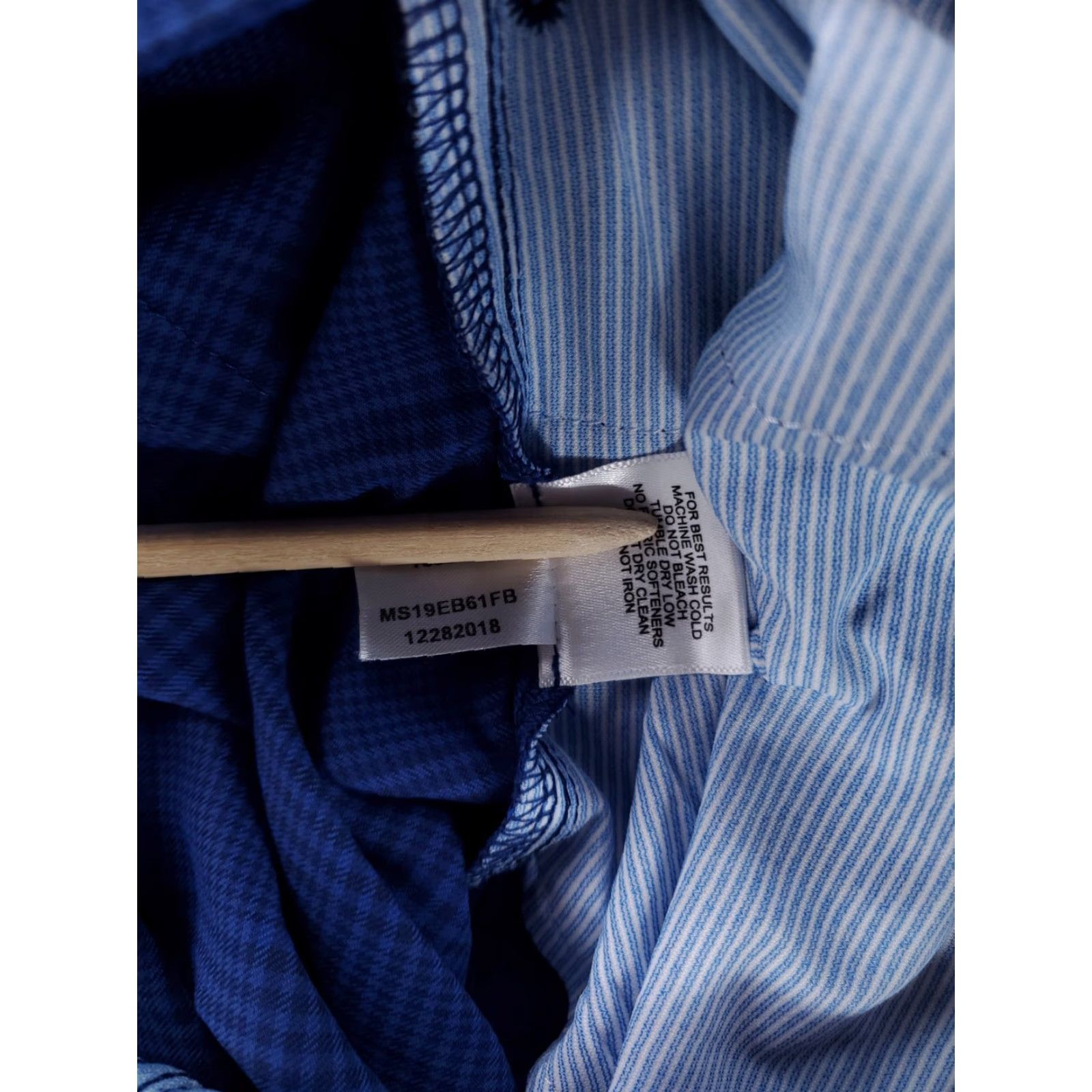 Peter Millar VINTAGE Peter Millar Performance Plaid Golf Pants Blue Mens 36 x 29 Inseam 29 Chino Shirt? Size US 36 / EU 52 - 4 Thumbnail