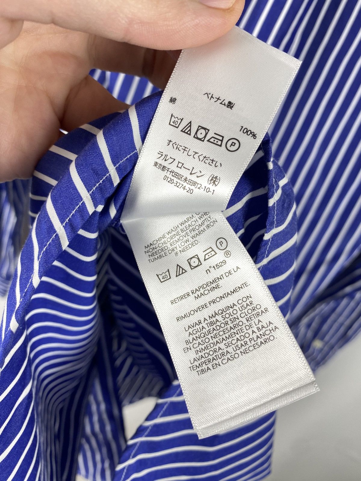 Ralph Lauren Ralph Lauren Striped Collared Shirt Button Up Men size M Size US M / EU 48-50 / 2 - 9 Thumbnail