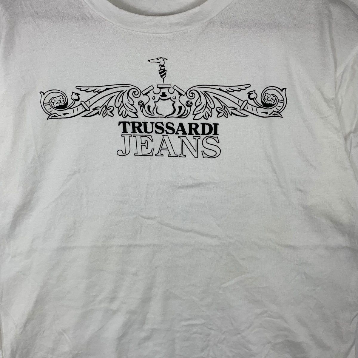 Trussardi Vintage TRUSSARDI ITALY JEANS Collection Tee Shirt Top Size S / US 4 / IT 40 - 4 Thumbnail