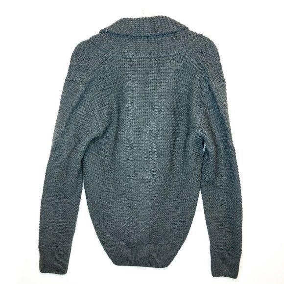 Zara Zara Charcoal Grey Knit Button-Up Cardigan Size US L / EU 52-54 / 3 - 3 Thumbnail