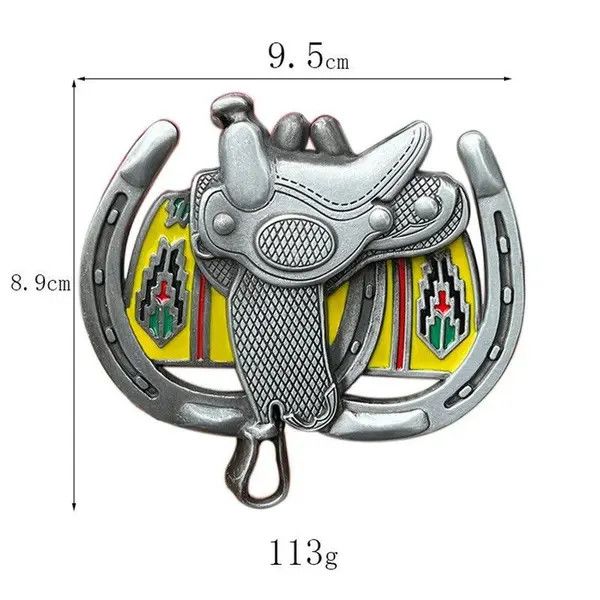 Other Cowboy Saddle Belt Buckle Size ONE SIZE - 3 Thumbnail