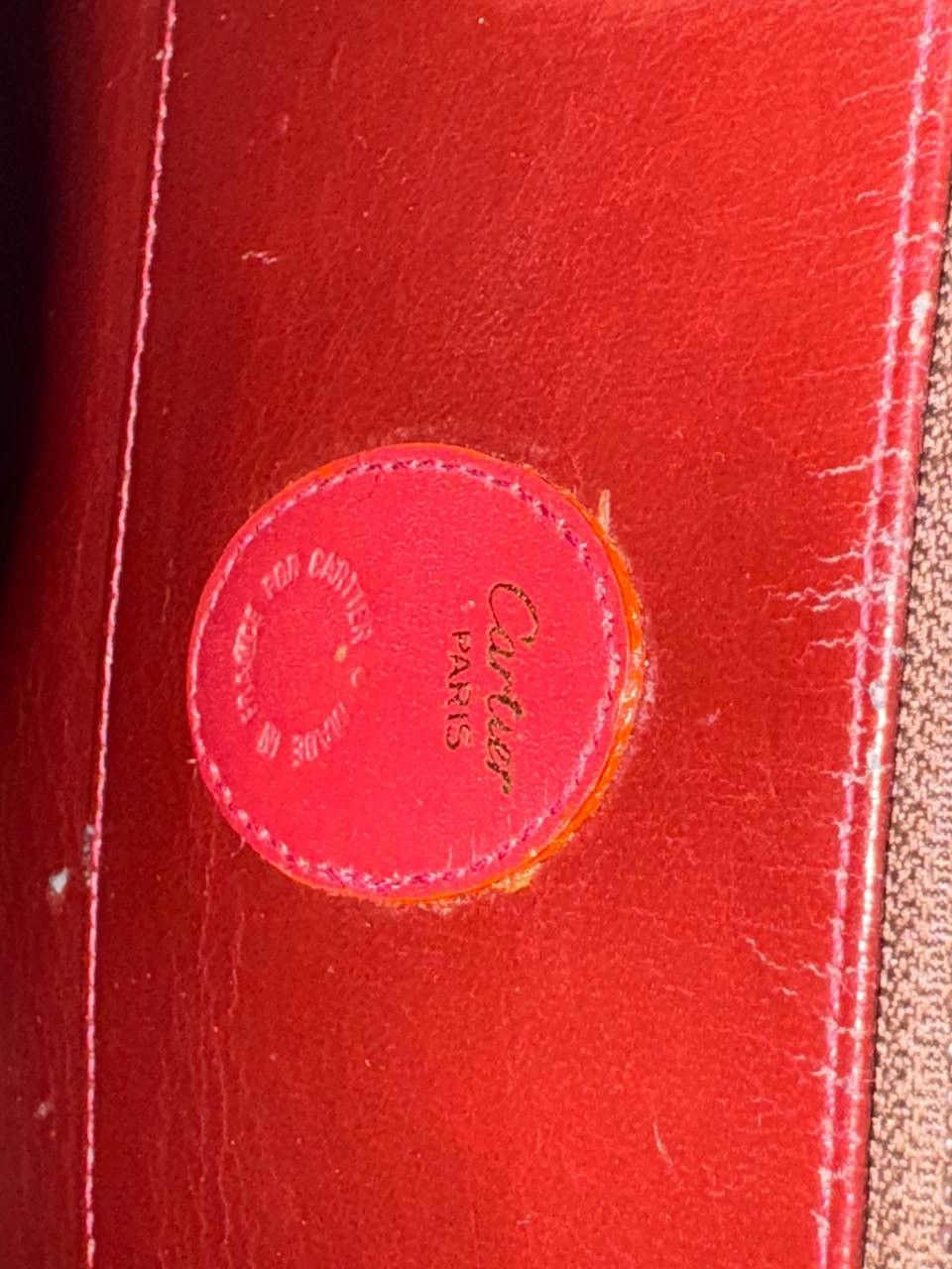 Cartier × Designer × Vintage Vintage Cartier Paris Burgundy Leather Bag Size ONE SIZE - 8 Thumbnail