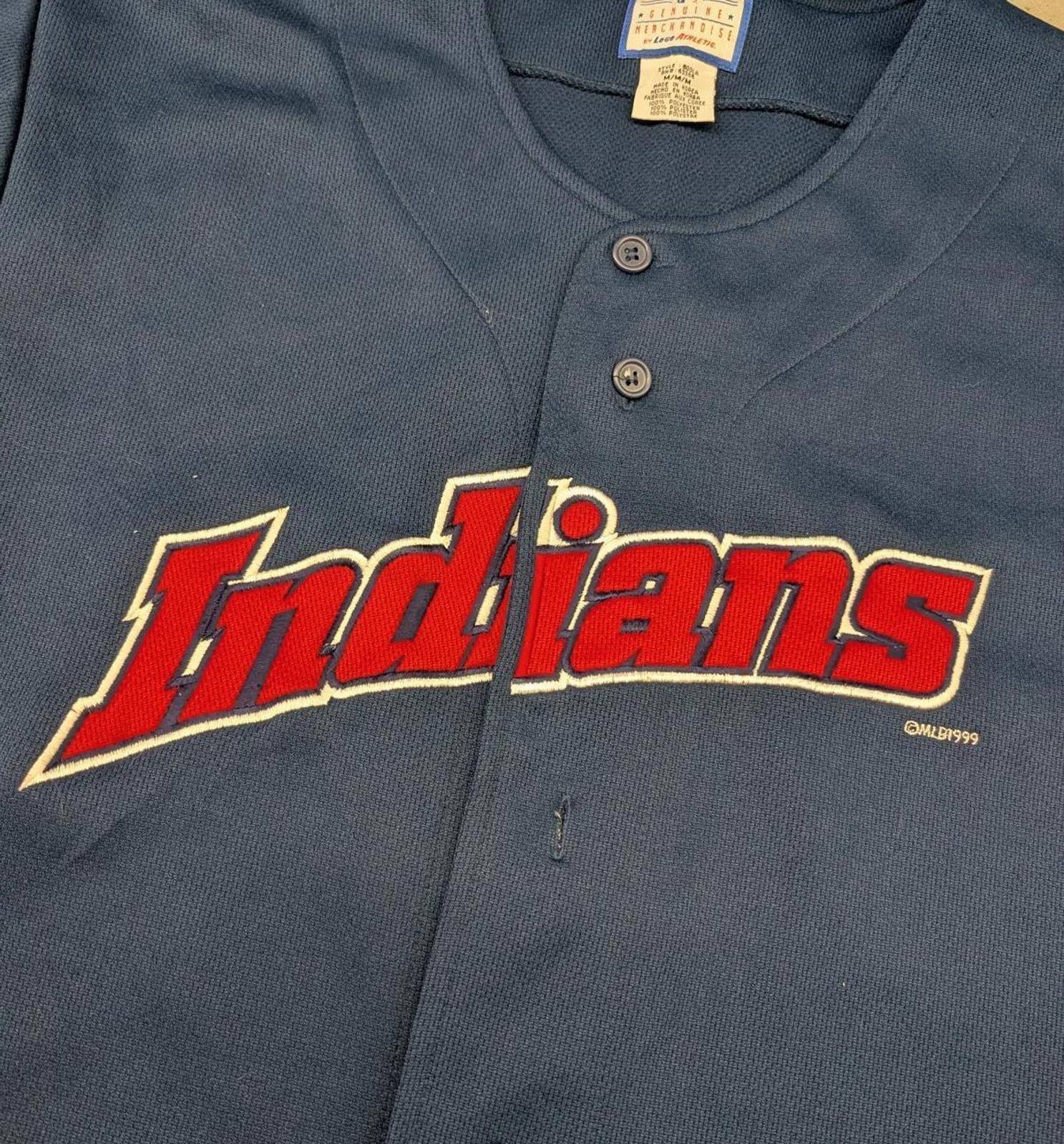 MLB Vintage 1999 Cleveland Indians MLB Baseball Jersey Size US M / EU 48-50 / 2 - 2 Thumbnail