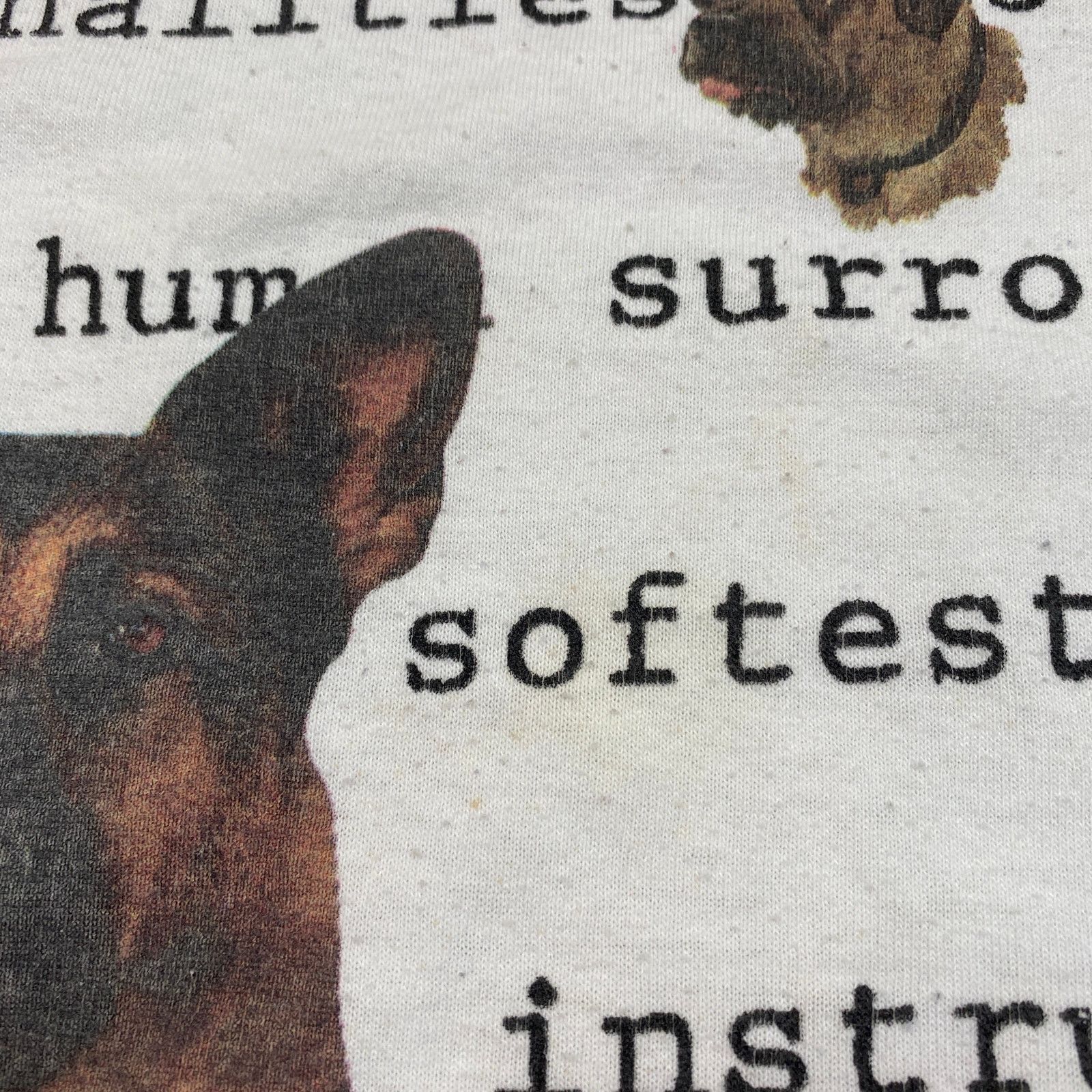 Vintage VTG Dog Definition Dog Breed Single Stitch T Shirt Men's 1X Size US XXL / EU 58 / 5 - 9 Thumbnail