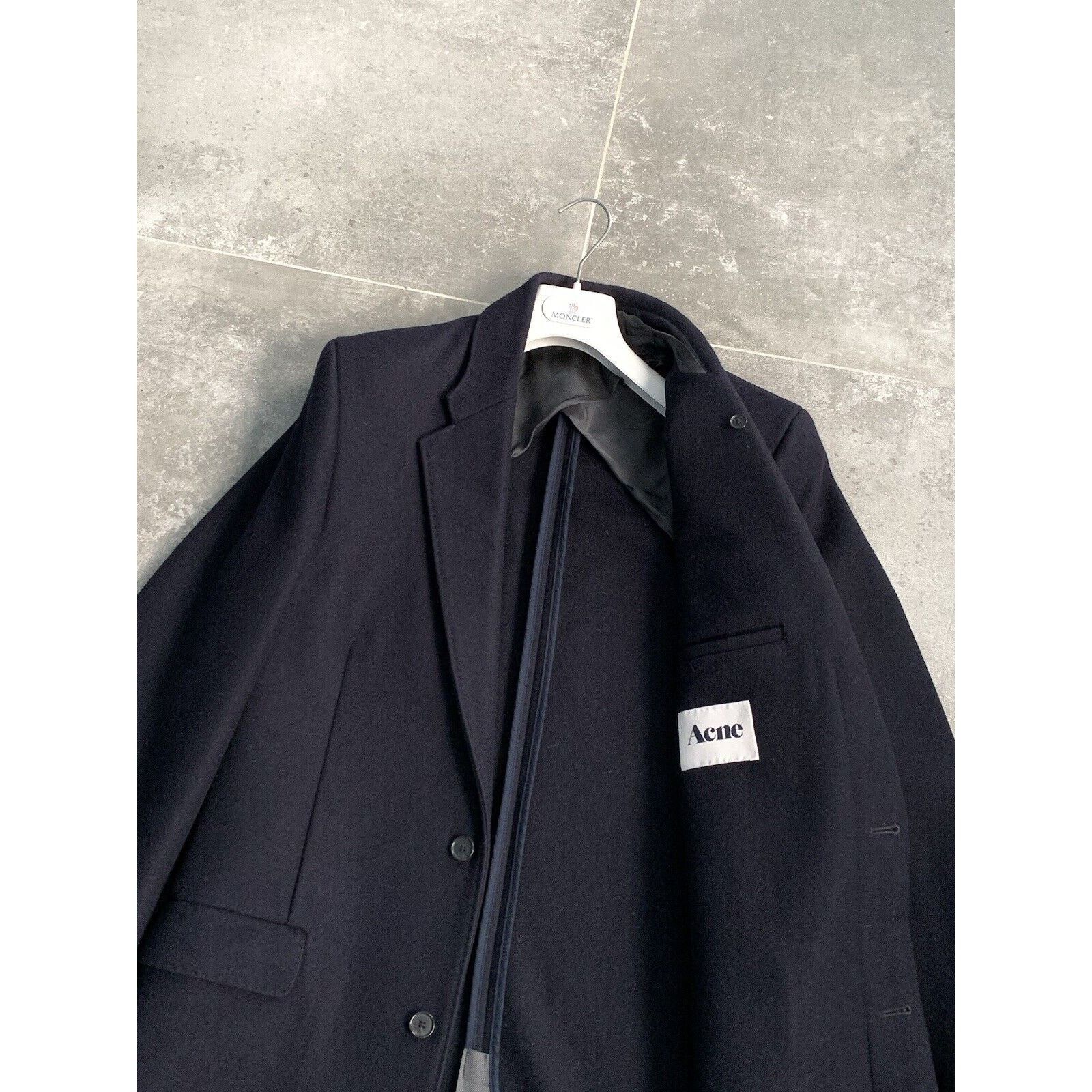 Acne Studios Men's ACNE STUDIOS Wool Trench Coat Mac Jacket EU 50 UK 40 Size US M / EU 48-50 / 2 - 8 Thumbnail