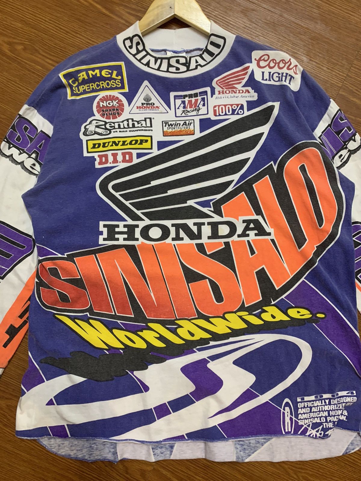 Other Bulk sale🔥vintage Axo&Sinisalo World Racing T shirts 90s Size US XL / EU 56 / 4 - 7 Thumbnail